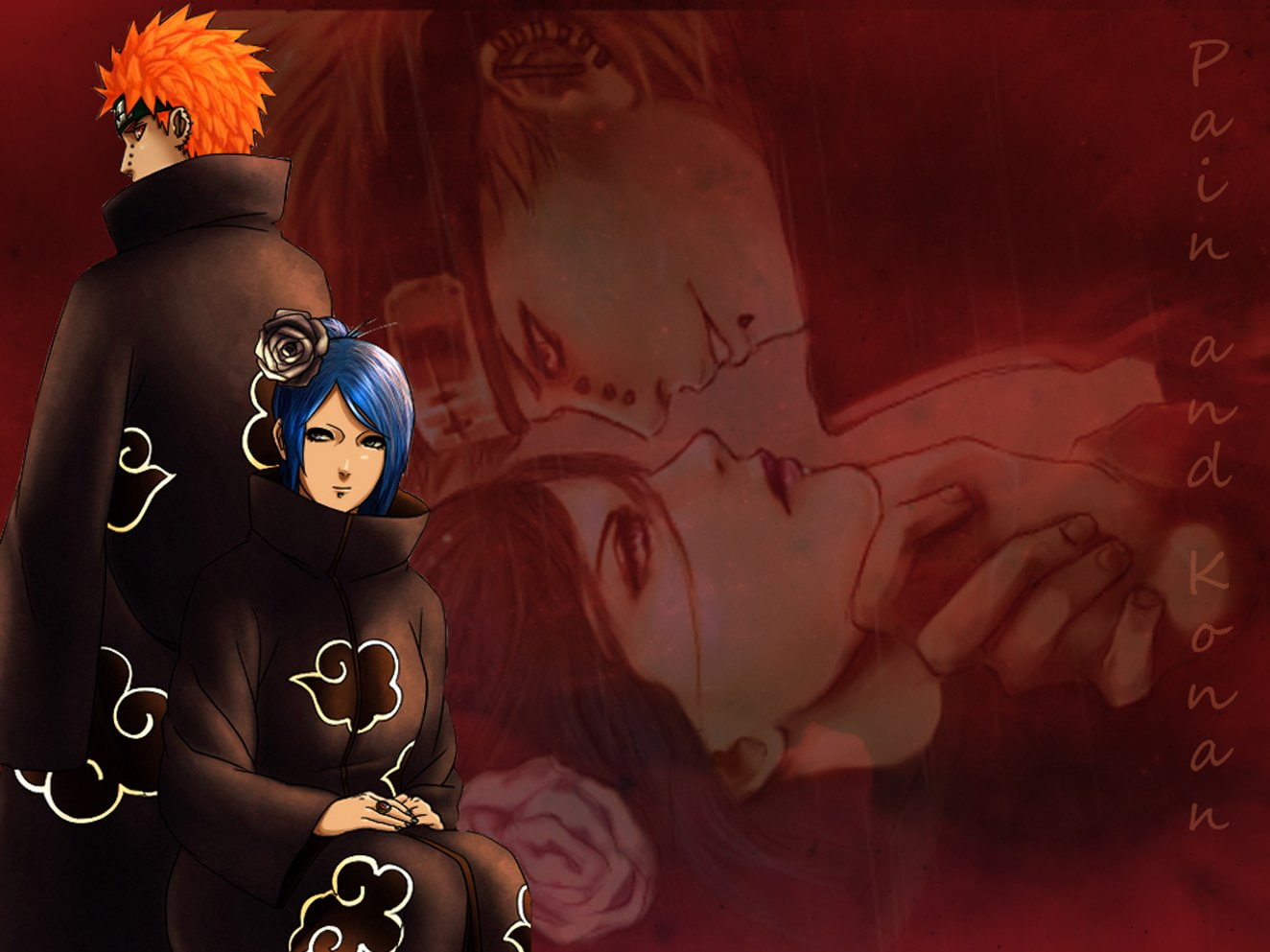 Konan (Naruto), Love, Akatsuki (Naruto), 720P, Anime, Naruto, HD Wallpaper
