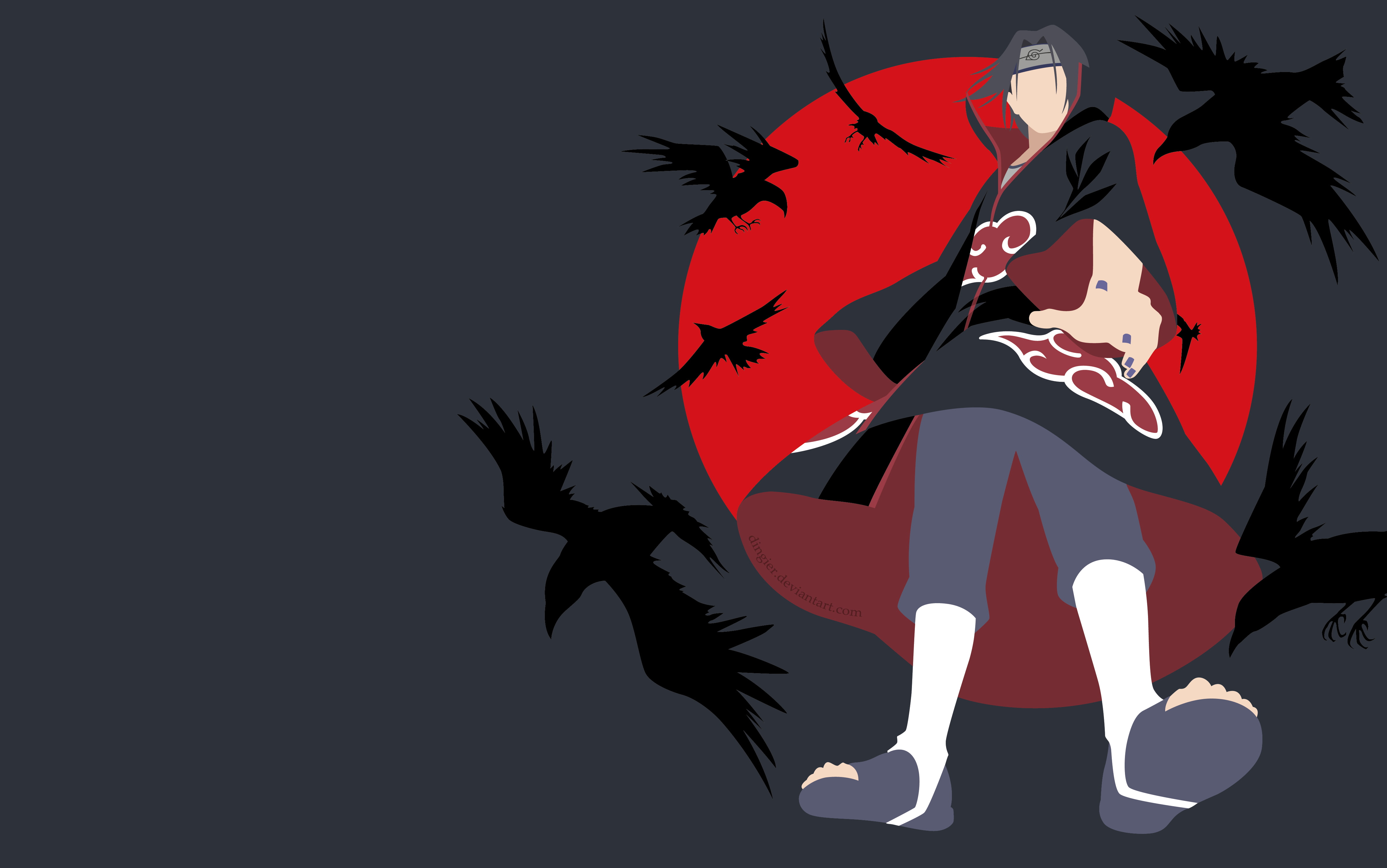 4K, Naruto, Itachi Uchiha, Anime, HD Wallpaper
