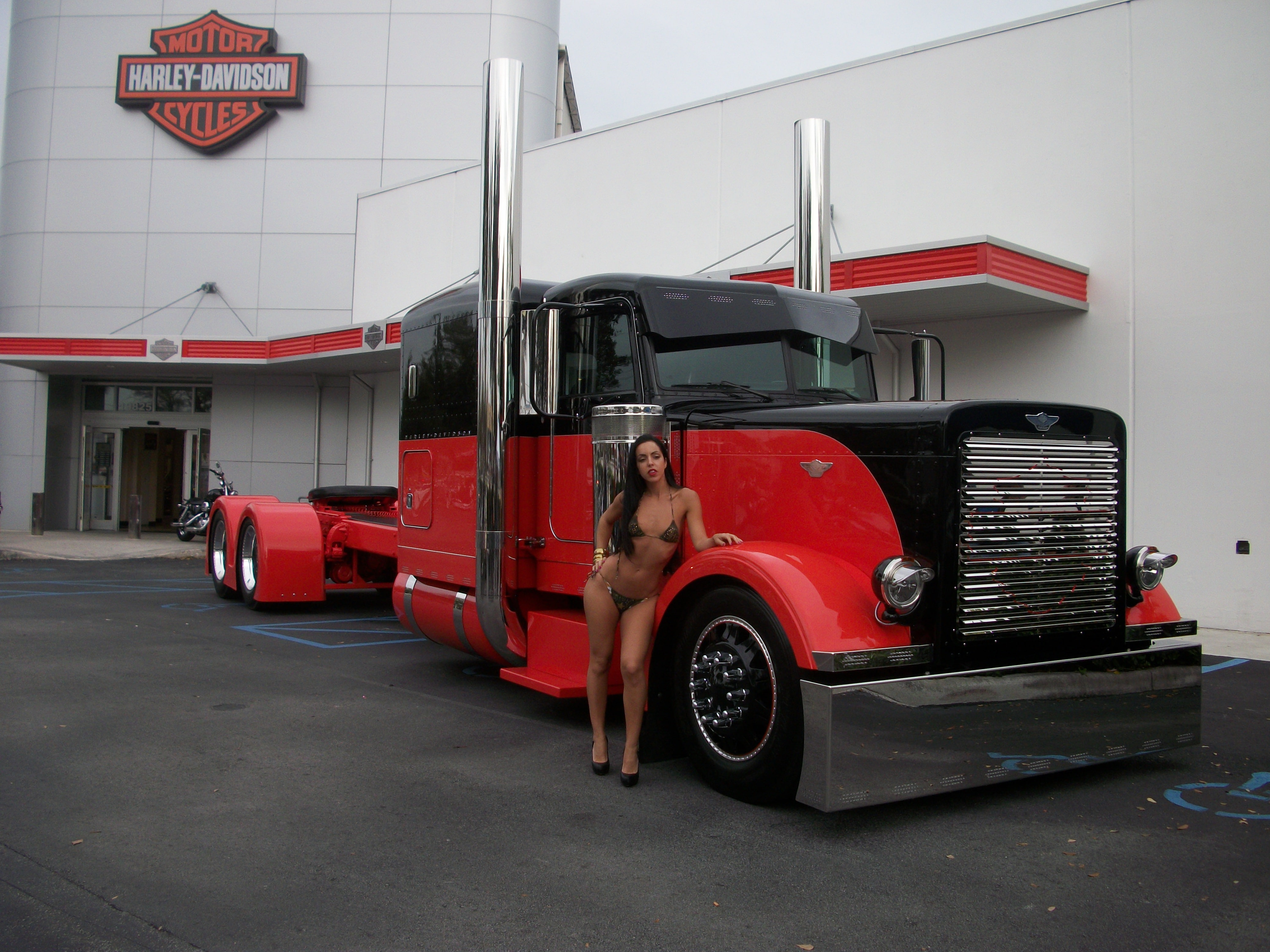 4K, peterbilt, gir, HD Wallpaper