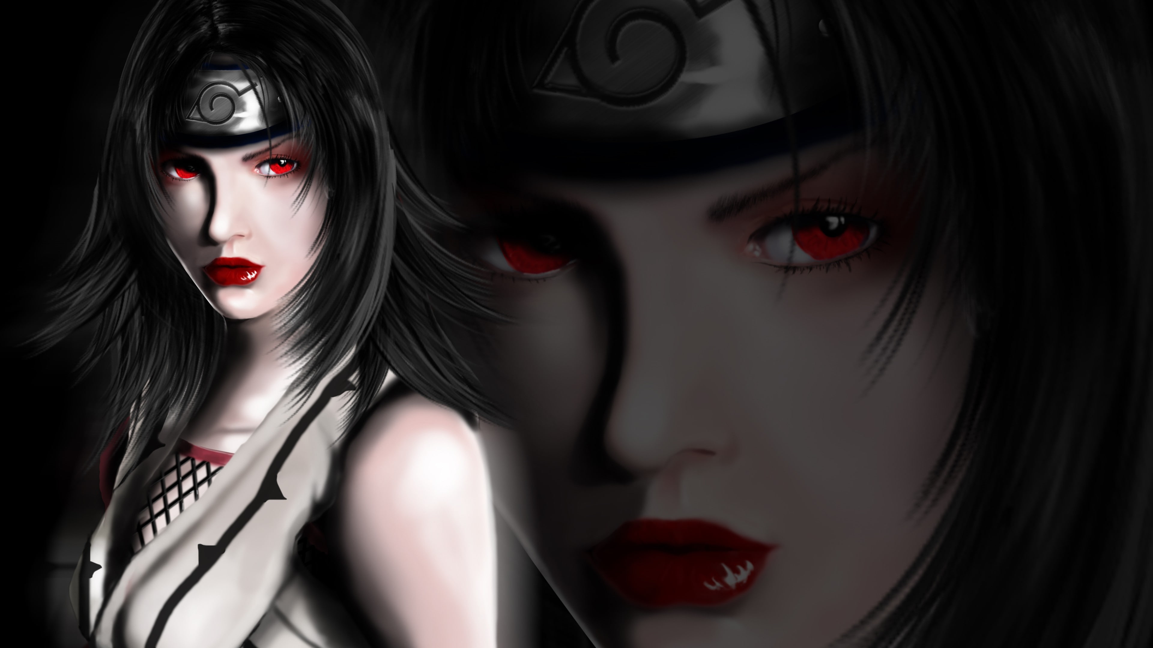 4K, anime girls, Naruto Shippuuden, Kurenai Yūhi, Kunoichi, HD Wallpaper
