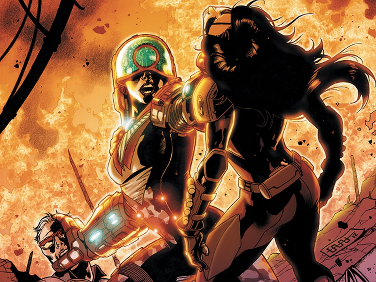 Kunoichi (DC Comics), 720P, Blackhawks, Comics, HD Wallpaper
