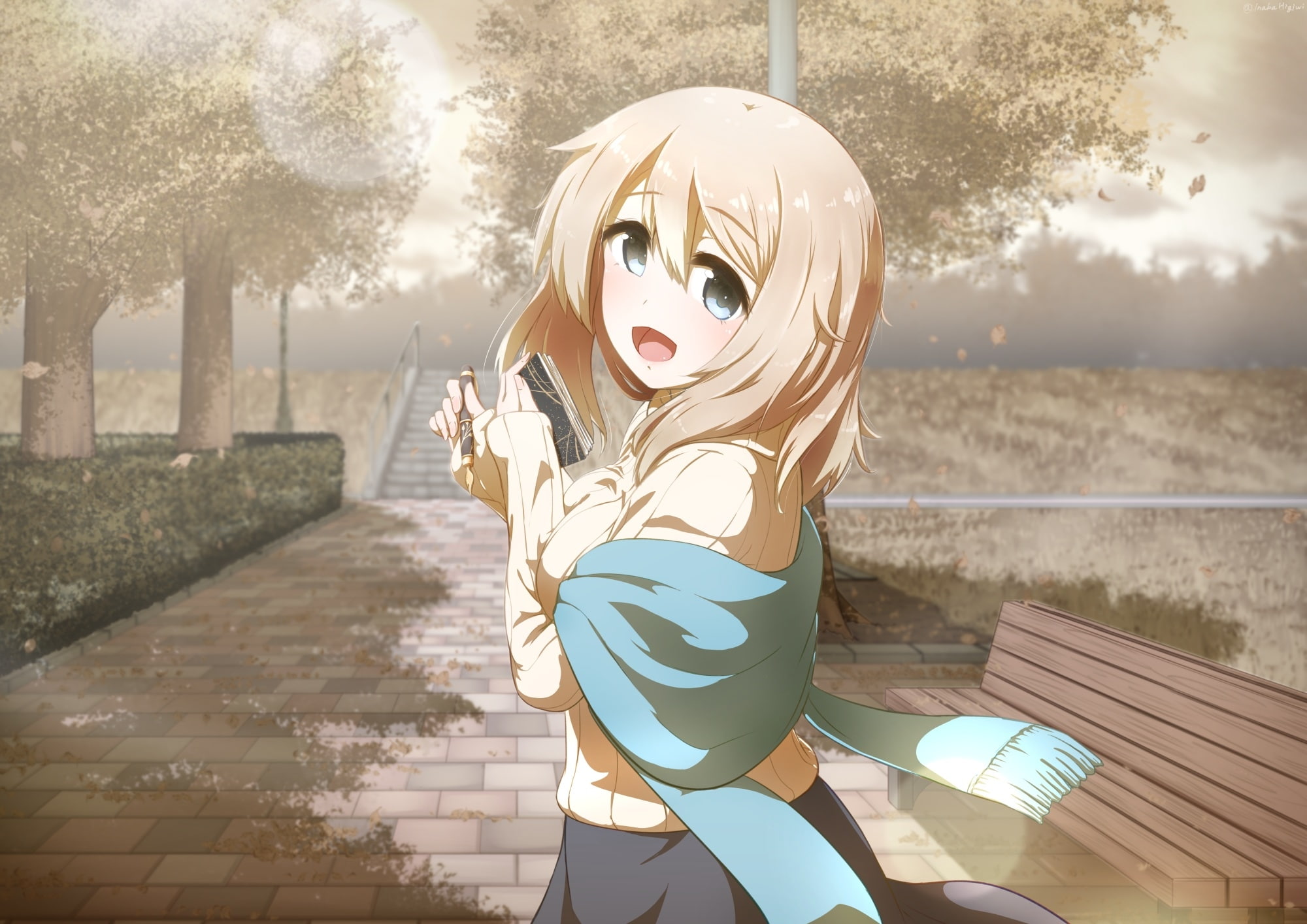 representation, mask - disguise, water, human representation, one person, lifestyles, outdoors, nature, gochuumon wa usagi desu ka, moe, sunlight, day, HD Wallpaper