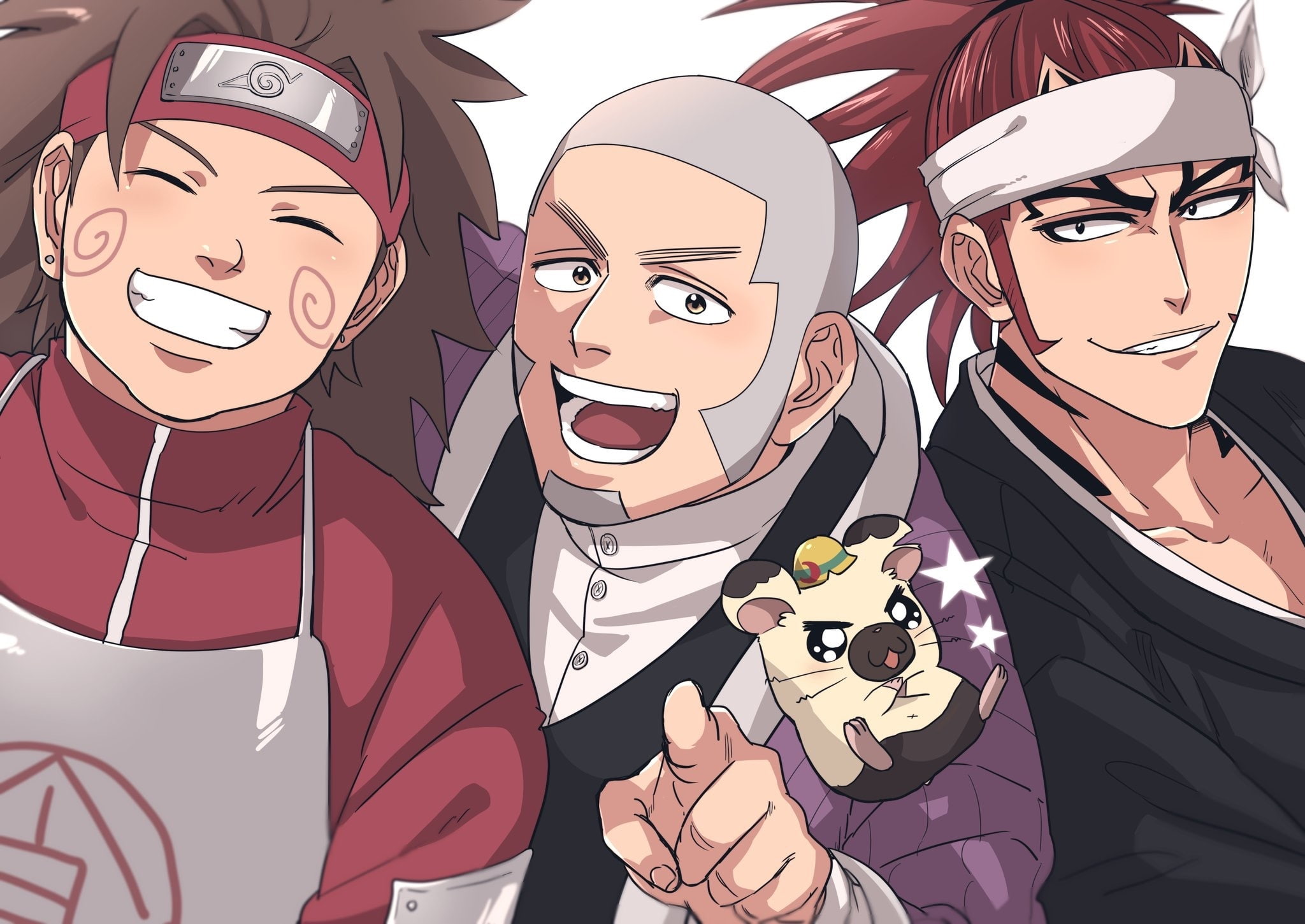 real people, front view, smiling, women, young adult, men, creativity, gesturing, adult, standing, abarai renji, emotion, shiraishi yoshitake, Anime, people, HD Wallpaper