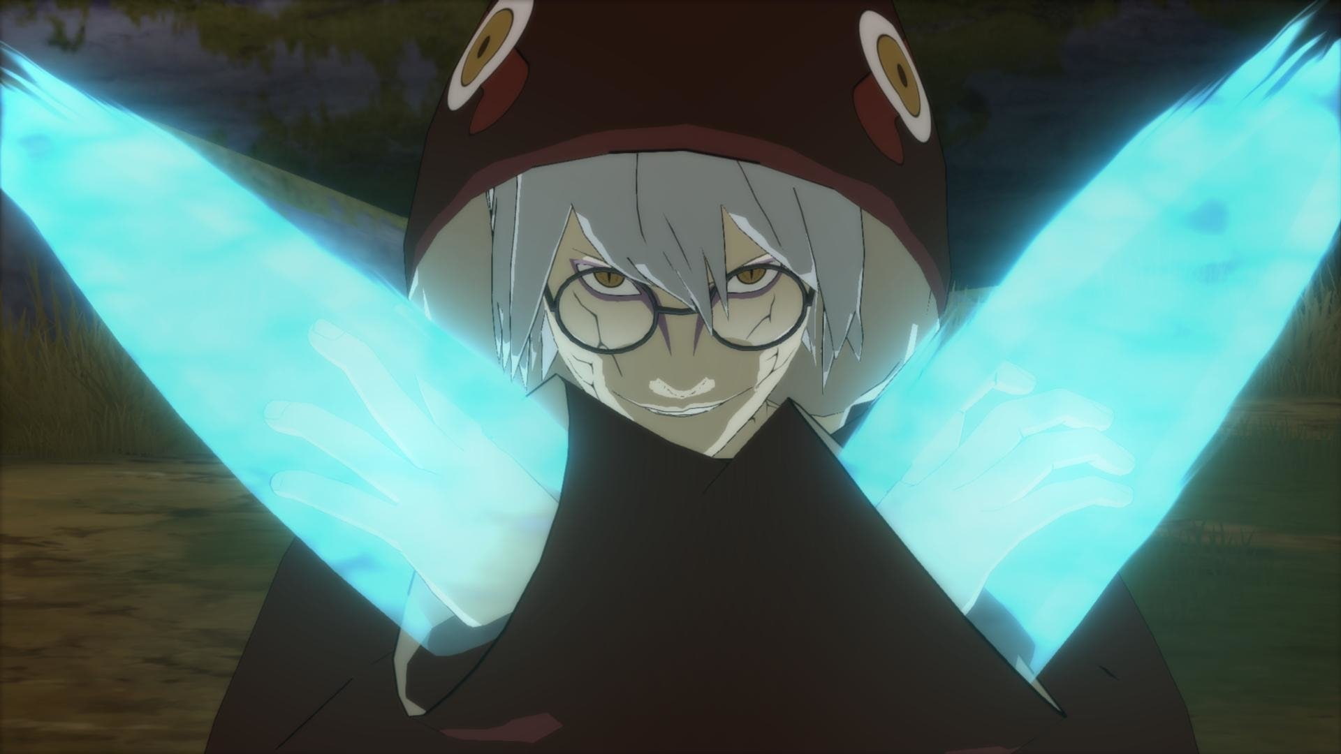 glasses, front view, Naruto Shippuden: Ultimate Ninja Storm Revolution, Kabuto, water, reflection, human body part, outdoors, creativity, waist up, sunlight, HD Wallpaper