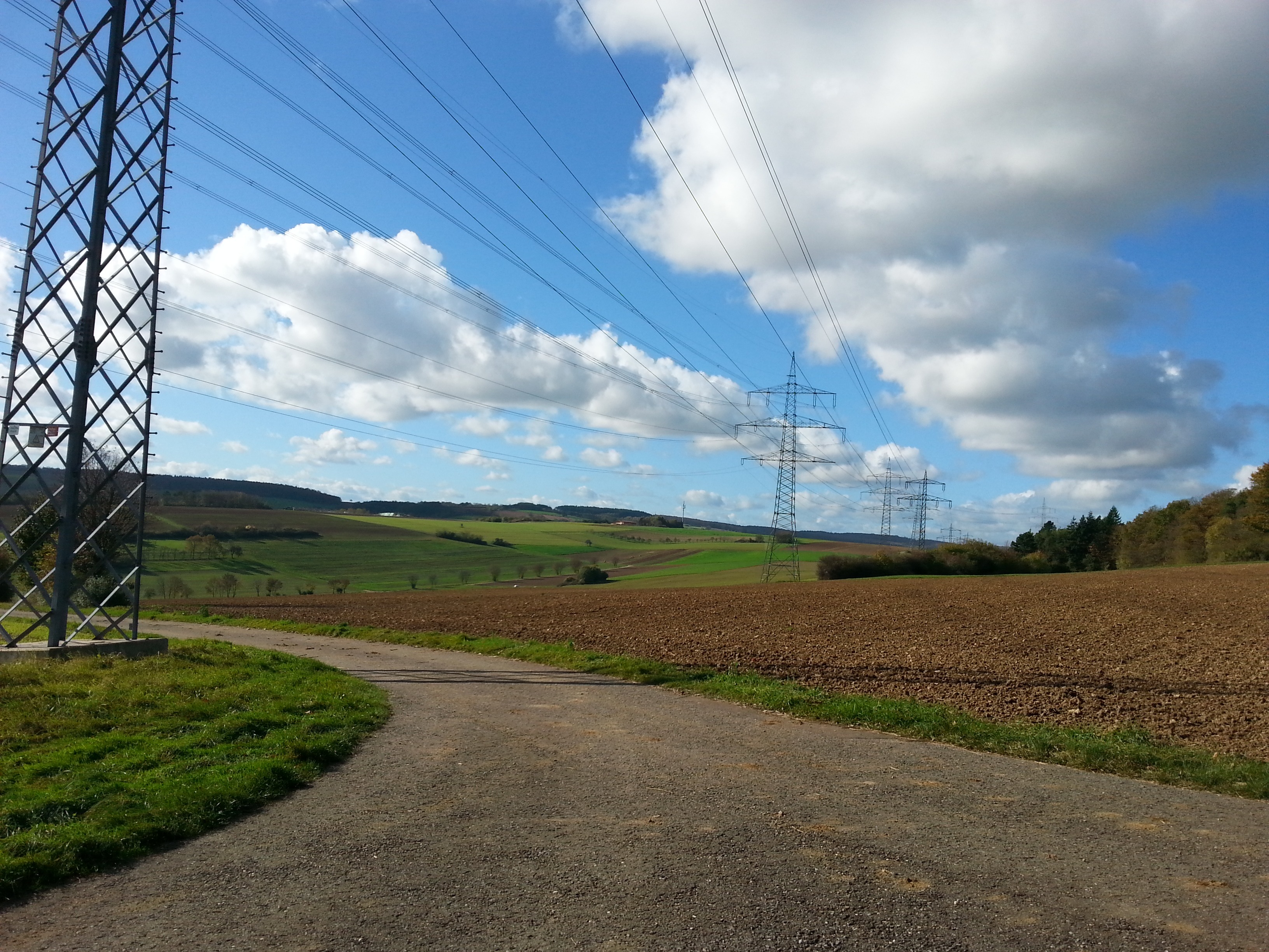 environment, energy, rural Scene, 2K, power Line, fuel and power generation, road, connection, electricity, nature, power supply, field, outdoors, telephone line, HD Wallpaper