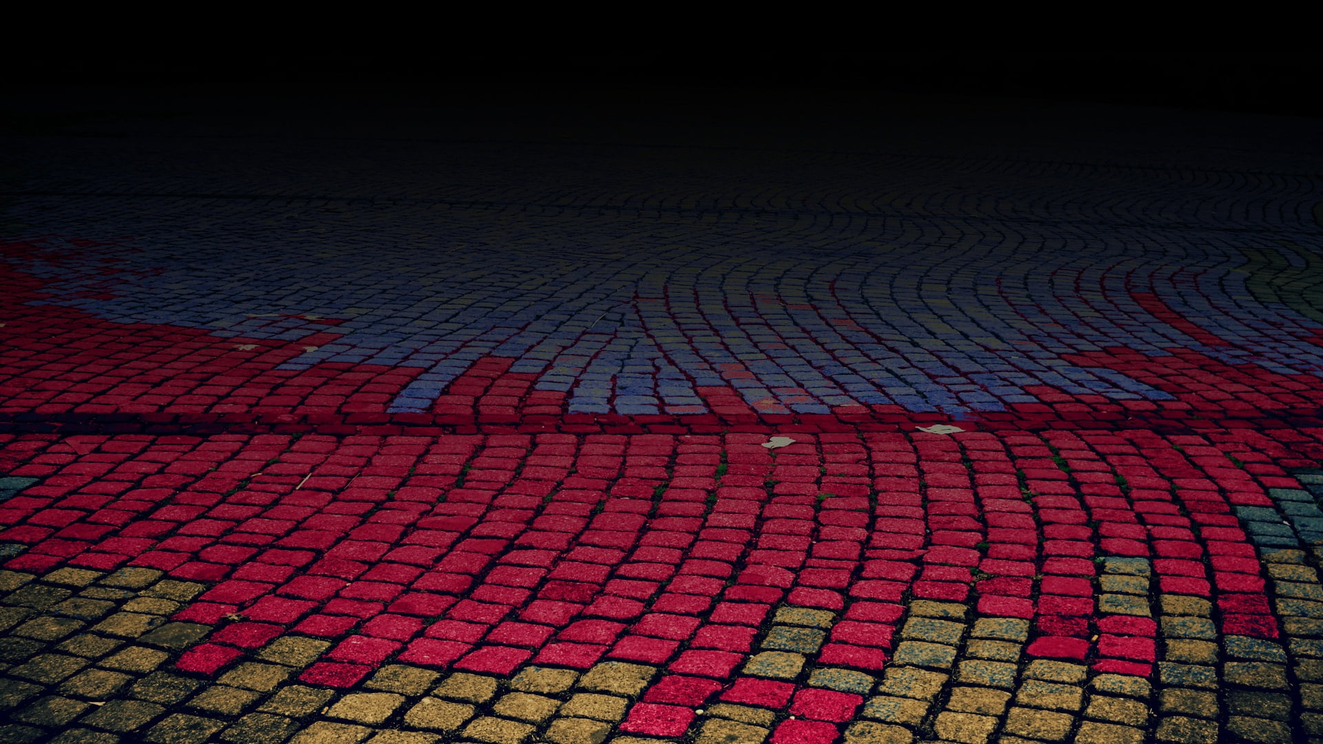 day, art and craft, textured Effect, backgrounds, outdoors, no People, paving stone, creativity, design, material, red, full frame, dark, mosaic, pink color, HD Wallpaper