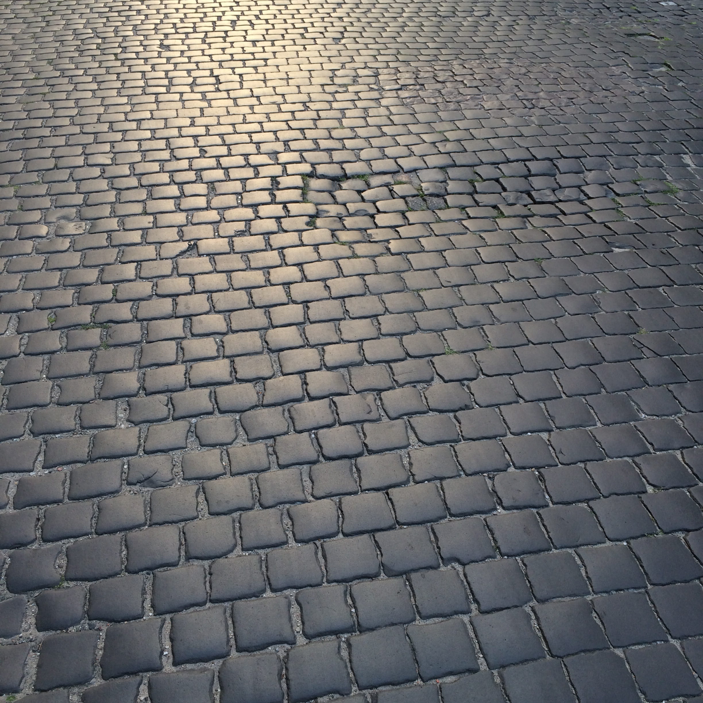 high angle view, sunset, stone, textile, arrangement, outdoors, no people, pattern, cobble, paving stone, surface level, backgrounds, repetition, city, Phone HD Wallpaper