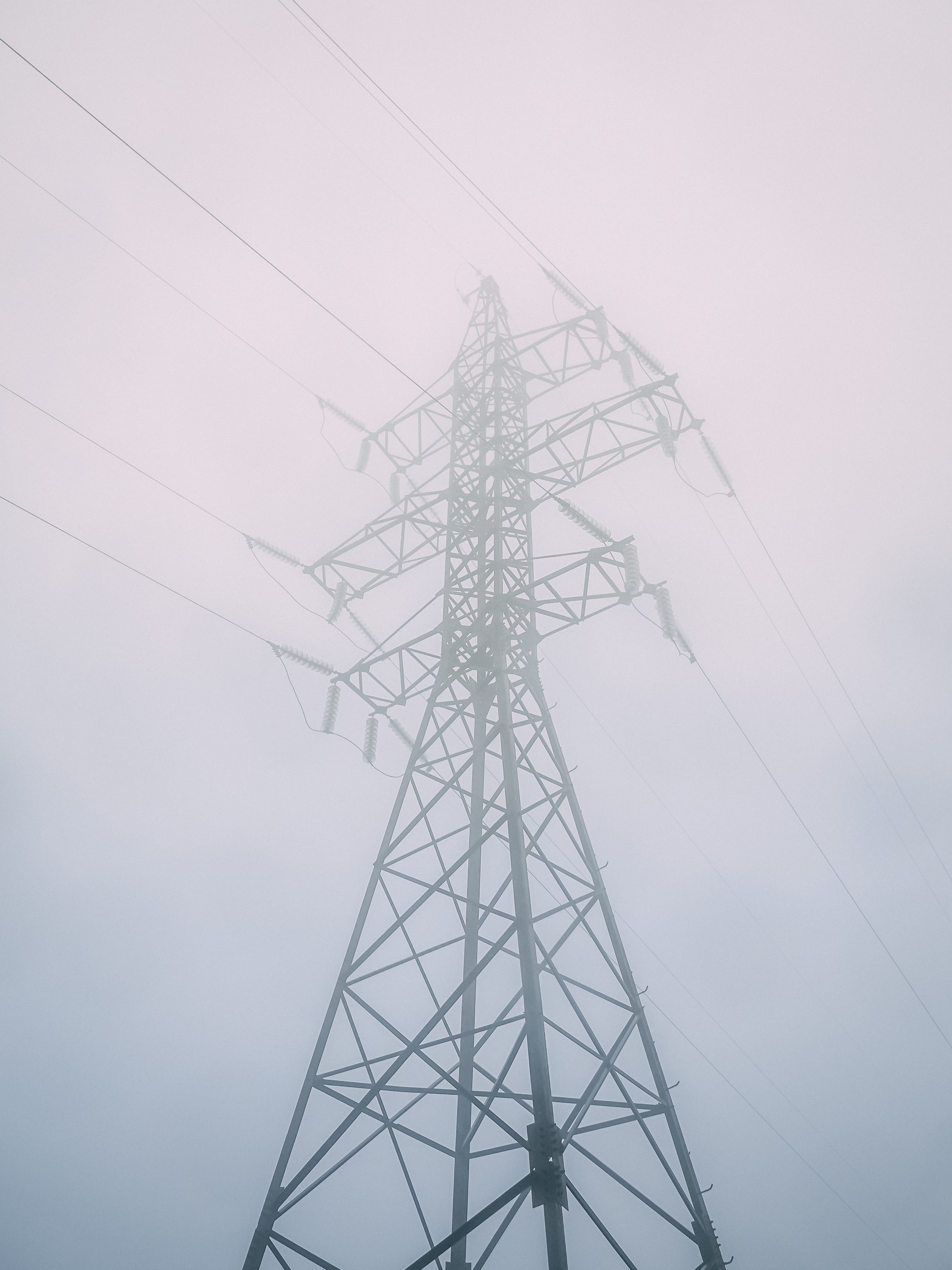 house, global communications, power line, food, architecture, silhouette, building, power supply, veins, communication, electrical grid, smoke, no people, Phone HD Wallpaper