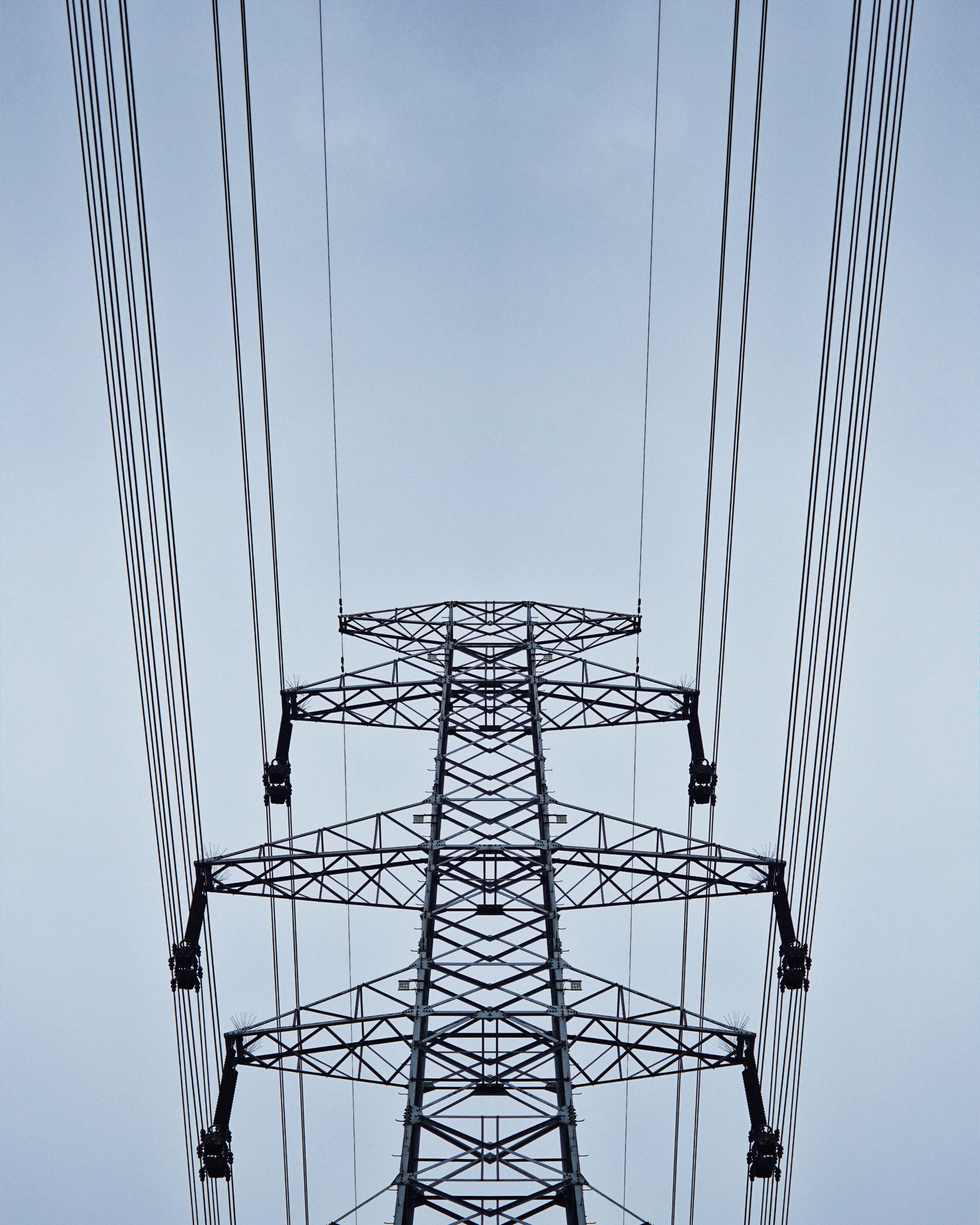 power supply, fuel and power generation, 4K, no people, building, silhouette, space, electricity pylon, complexity, tower, astronomy, electric transmission tower, Phone HD Wallpaper