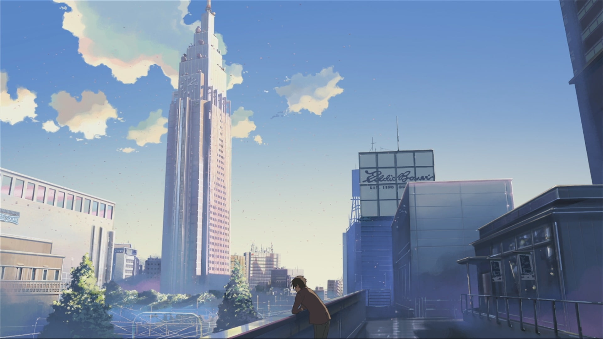 hd, buildings, per, centimeters, 1080P, anime, second, 5, cartoon/comic, skyscrapers, HD Wallpaper