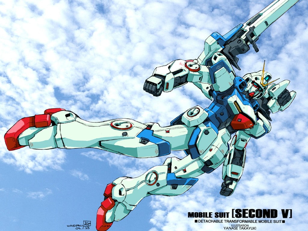 anime, creativity, cloud - sky, pole, enjoyment, multi colored, cable, sky, amusement park, no people, hanging, amusement park ride, outdoors, day, Mobile Suit Gundam 00, HD Wallpaper