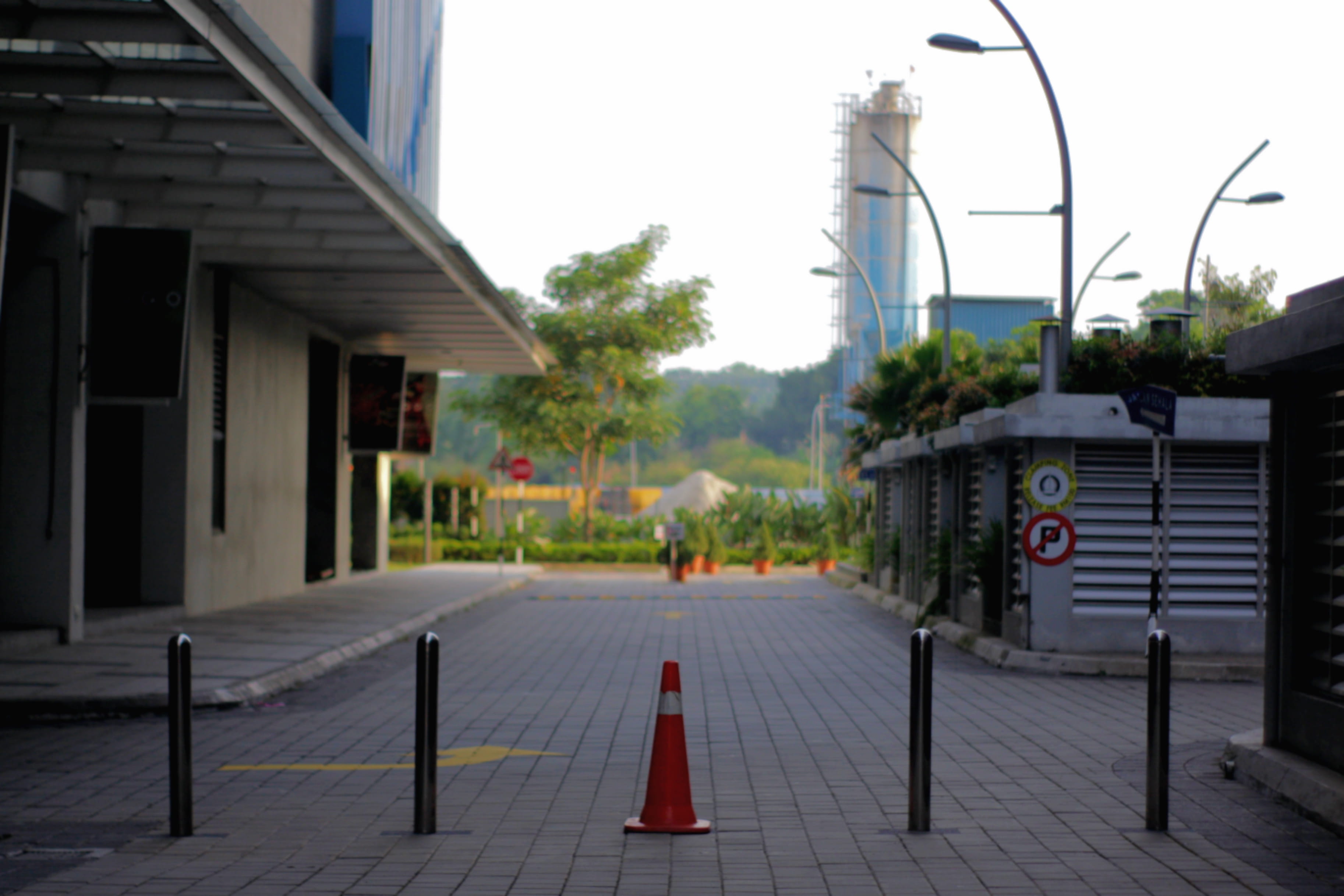 petaling jaya, beauty, vintage, color, nature, malaysia, safety, traffic cone, day, colour, city, sign, street, outdoors, 2K, sky, beautiful, building exterior, HD Wallpaper