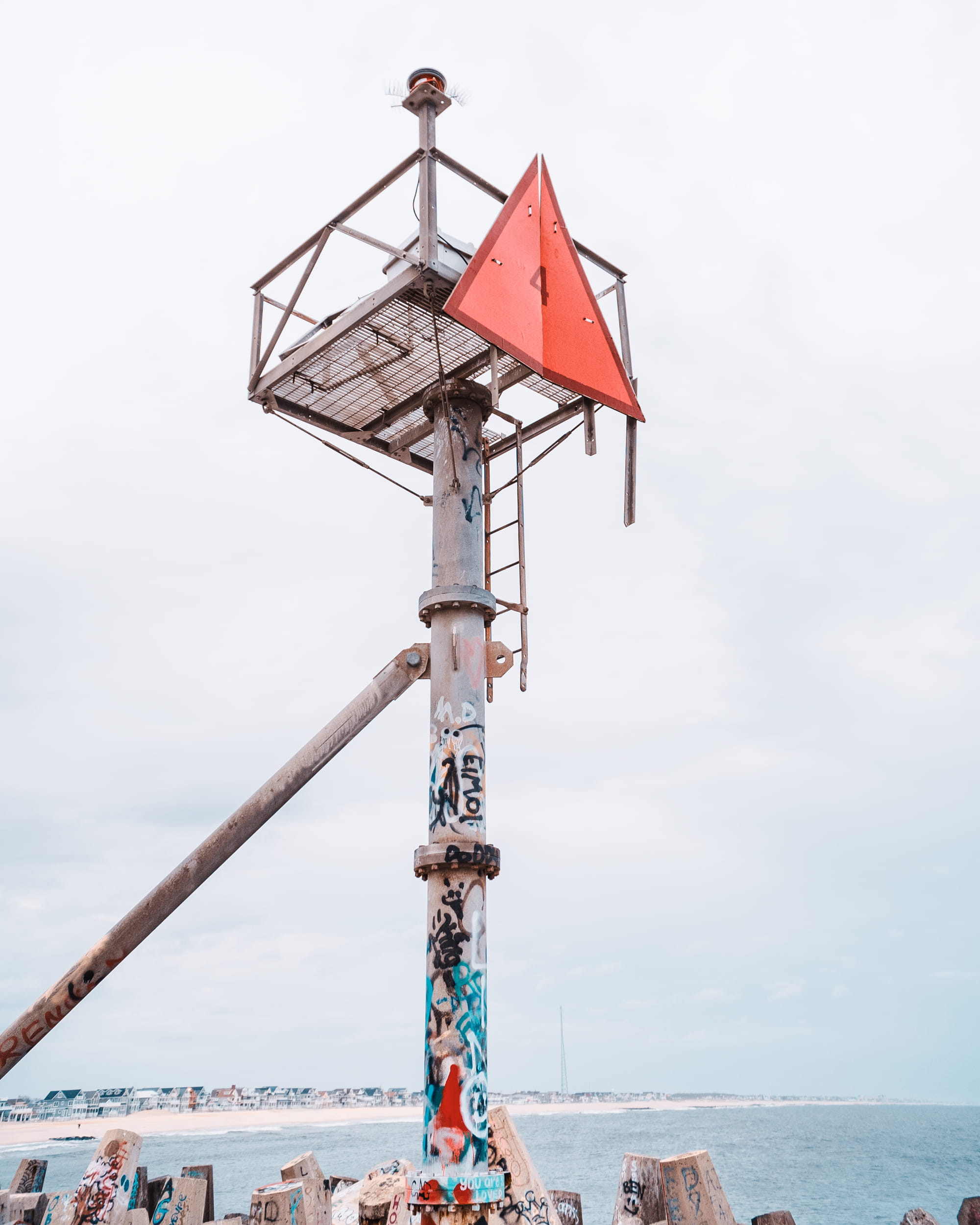 1080P, sea, outdoors, bird, cloud - sky, tree, electrical device, bracket, stork, construction crane, metal, rusty, communication, sky, pole, human, person, Phone HD Wallpaper