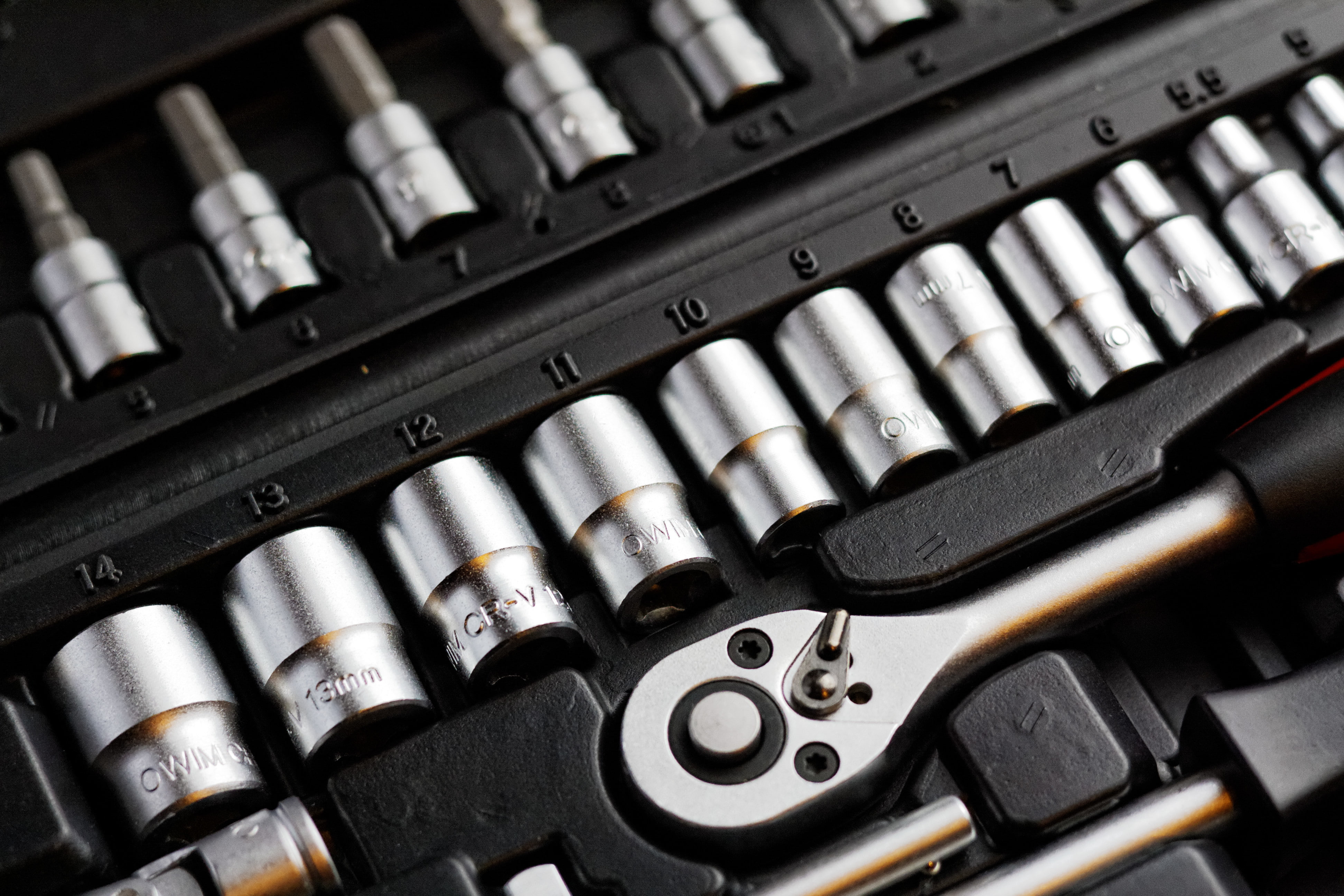 wrench, tools, sockets, garage, 4K, workshop, HD Wallpaper