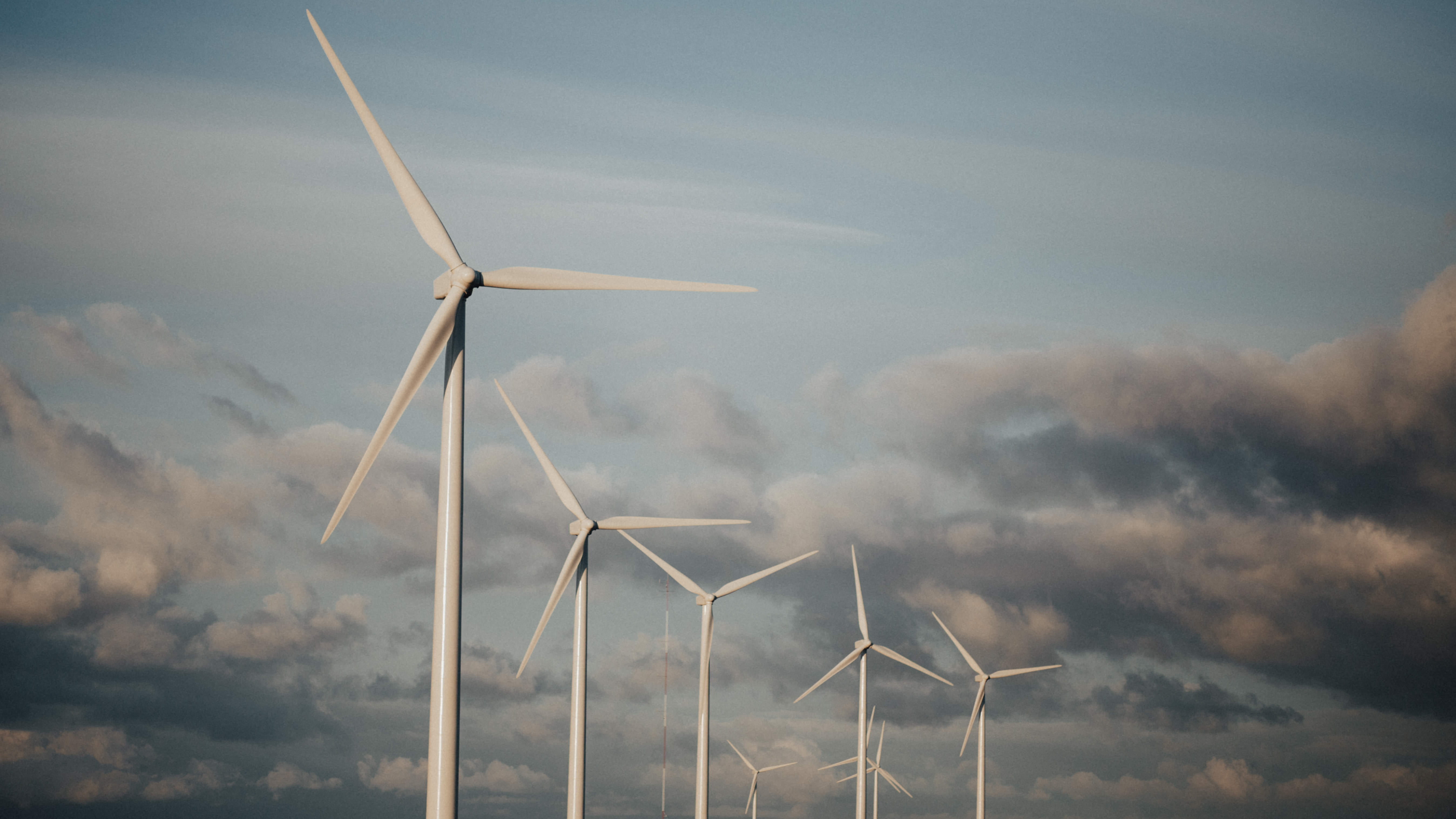energy, electricity, wind, fuel and power generation, 5K, wind power, power, turbines, renewable, sky, alternative energy, france, no people, modern, daytime, HD Wallpaper
