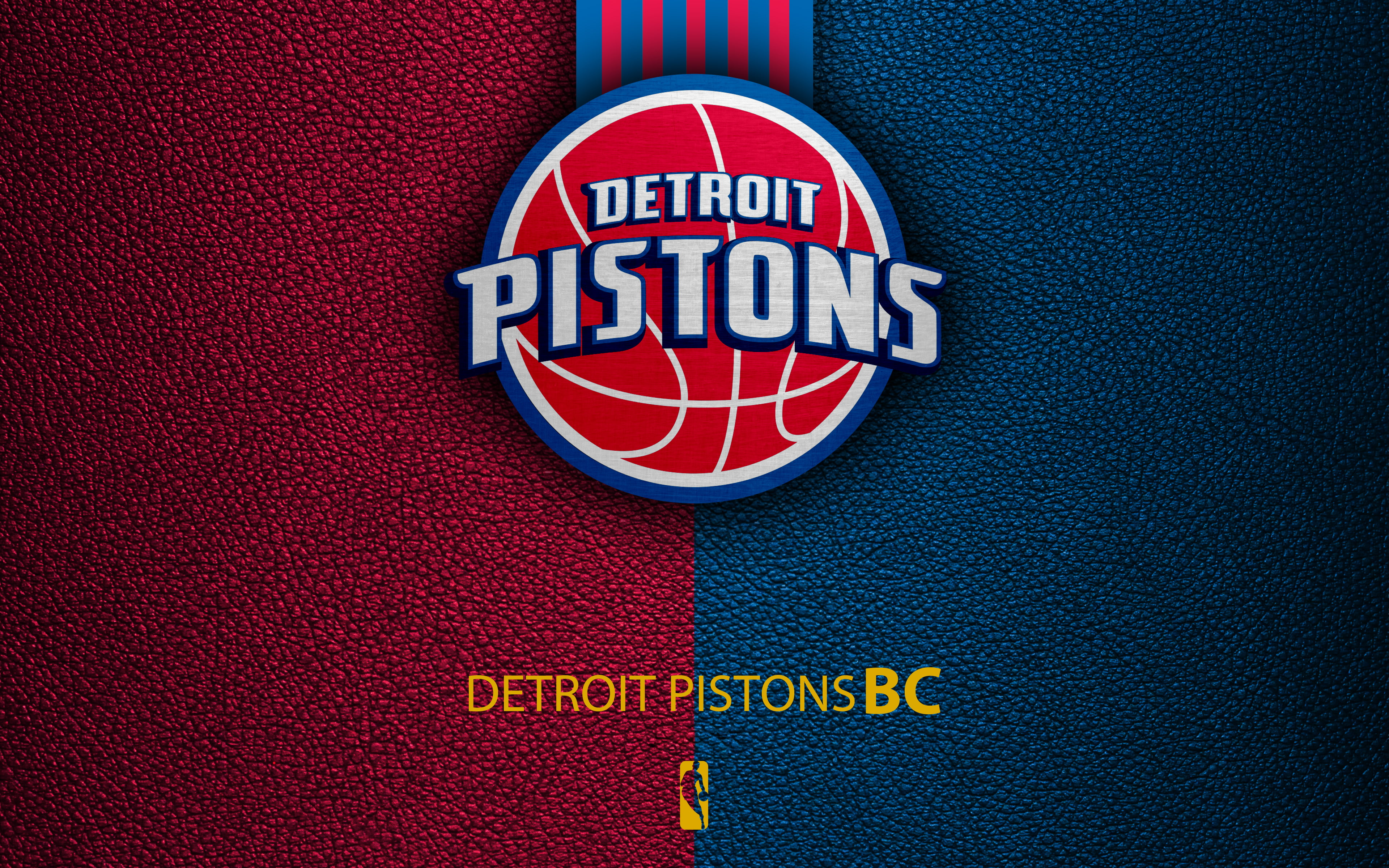 Detroit Pistons, Basketball, NBA, Logo, 4K, HD Wallpaper