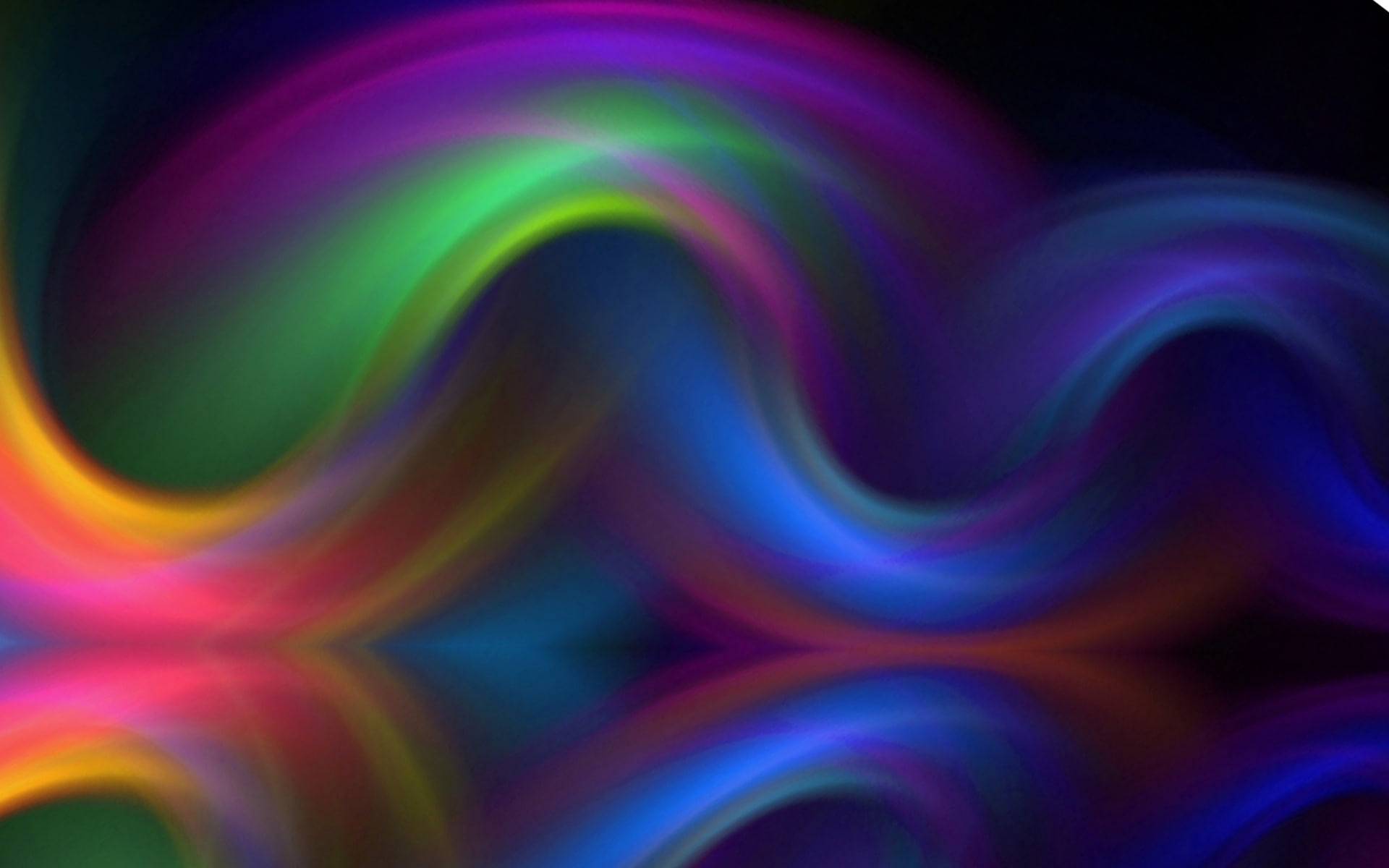 pattern, fractal, gas, color, wave, line, 1080P, HD Wallpaper