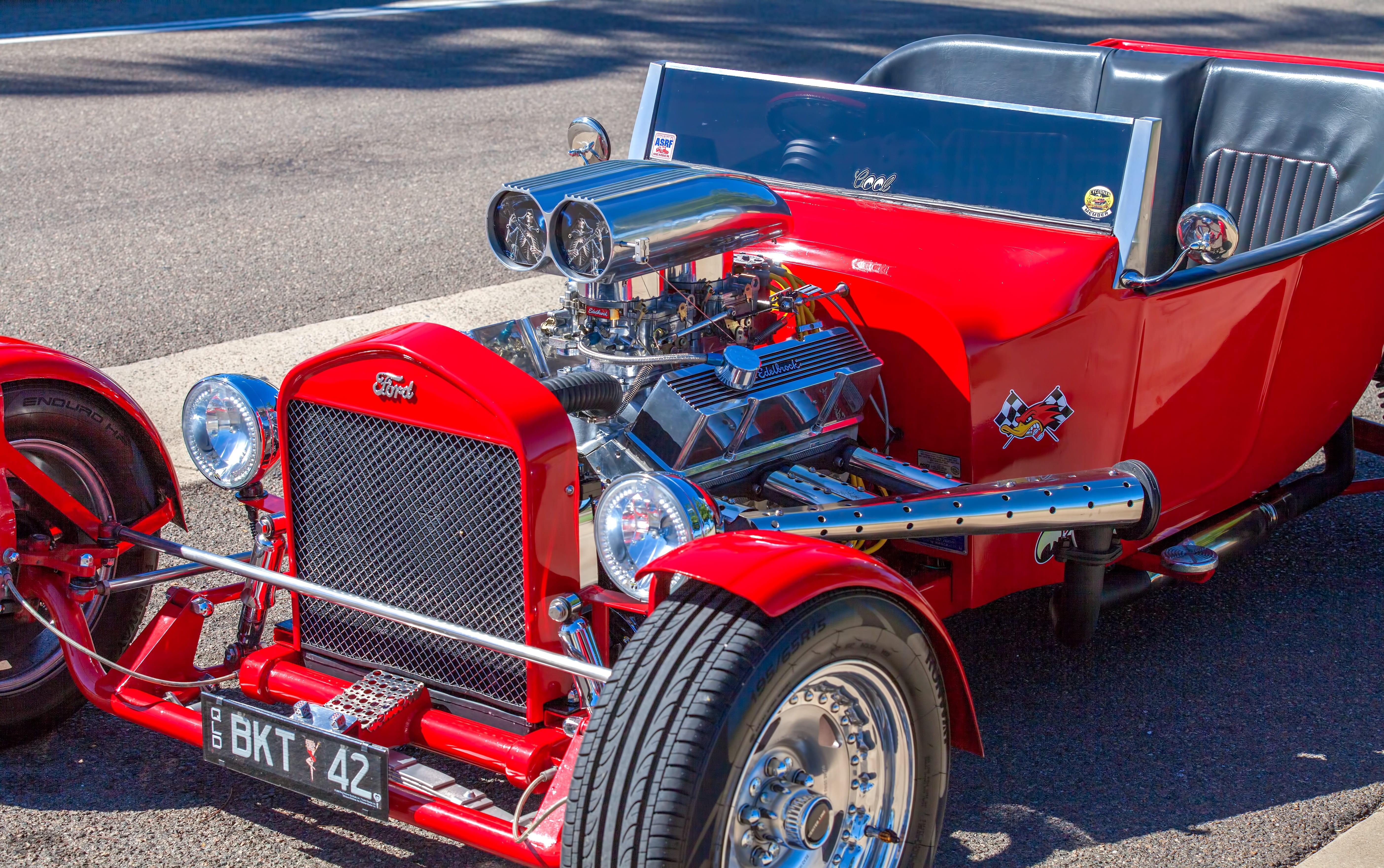 transportation system, road, 5K, chevy engine, city, chevy t bucket, driver, retro styled, land vehicle, engine, drive, street, motion, vintage car, tire, HD Wallpaper