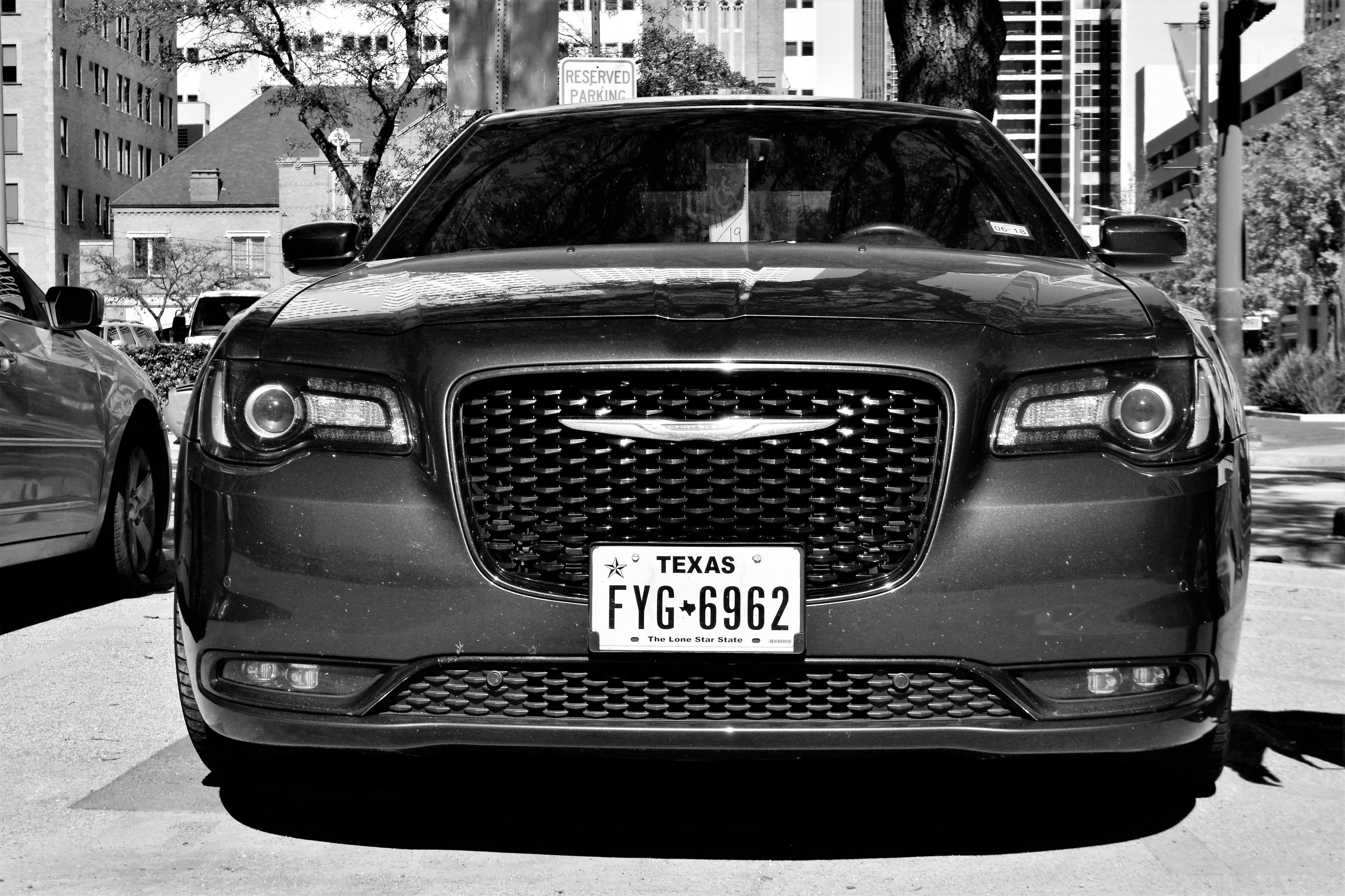 motor vehicle, automotive, four door, glamour, all wheel drive, fiberglass, skirt, black car, b w, comfort, low rider, gas, text, driving, mode of transportation, HD Wallpaper