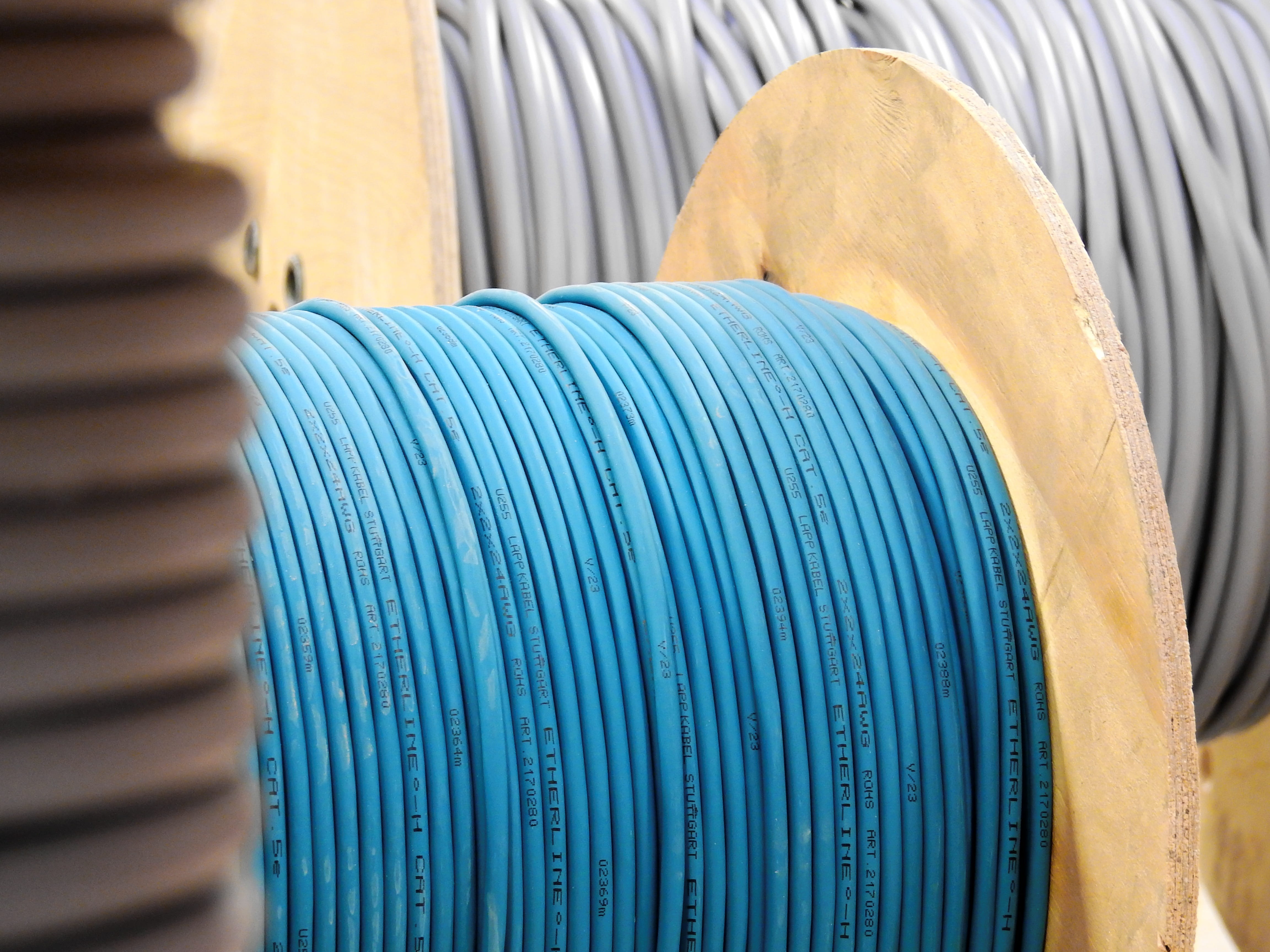 industry, textile industry, craft, relaxation, blue, technology, focus on foreground, electrician, thread, energy, in a row, Cable Drum, cable, plant, furniture, HD Wallpaper