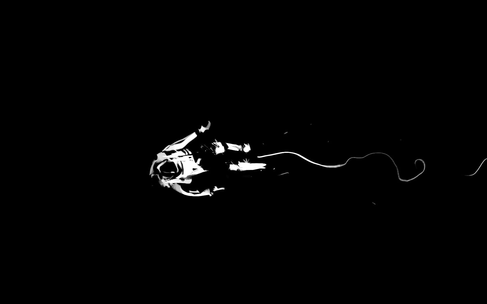 digital/artwork, drawing, black, hd, astronaut, 720P, suit, HD Wallpaper