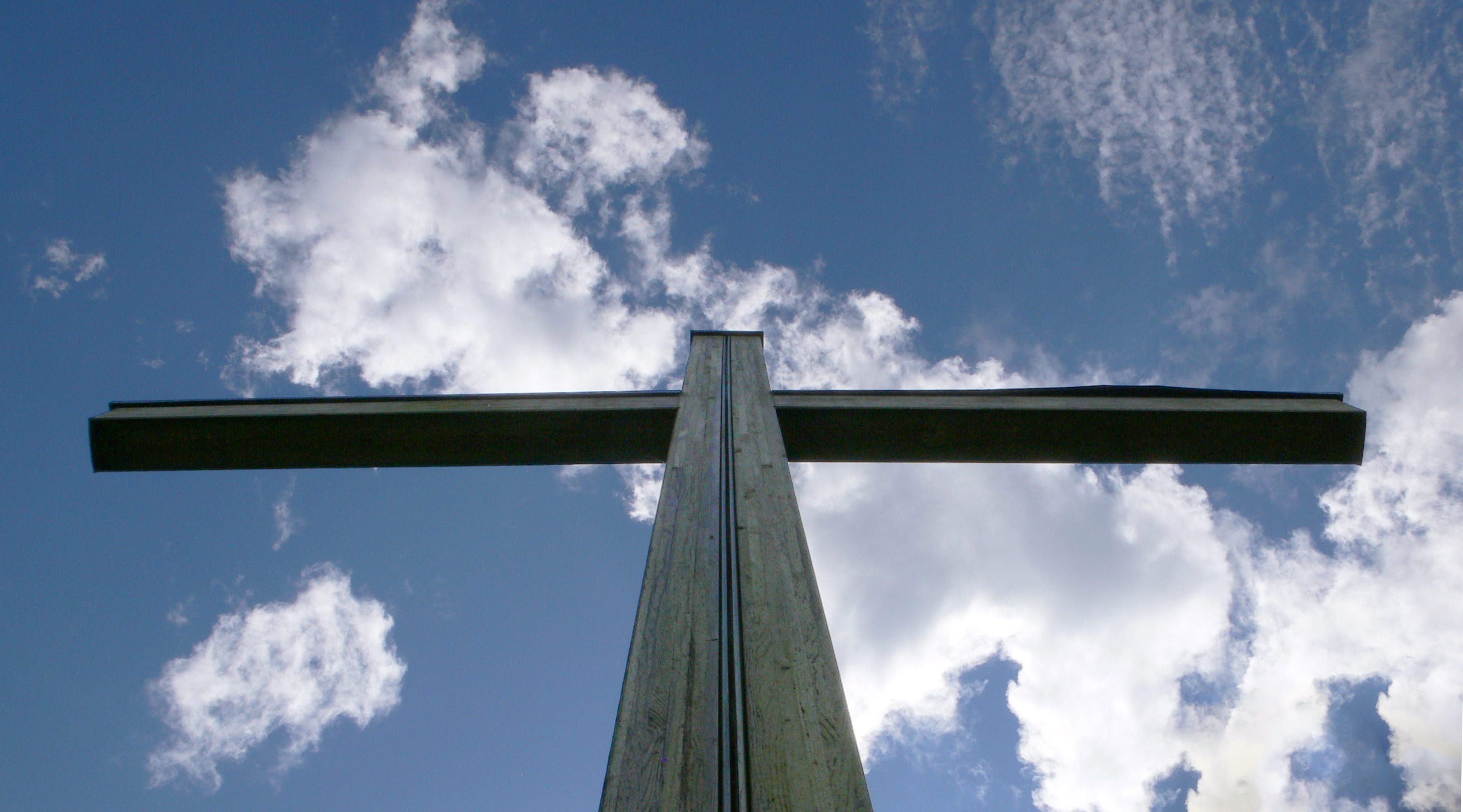 religion, spirituality, wood - material, nature, faith, sky, day, low angle view, beauty in nature, inri, summit cross, sign, background, cloudscape, wood, HD Wallpaper