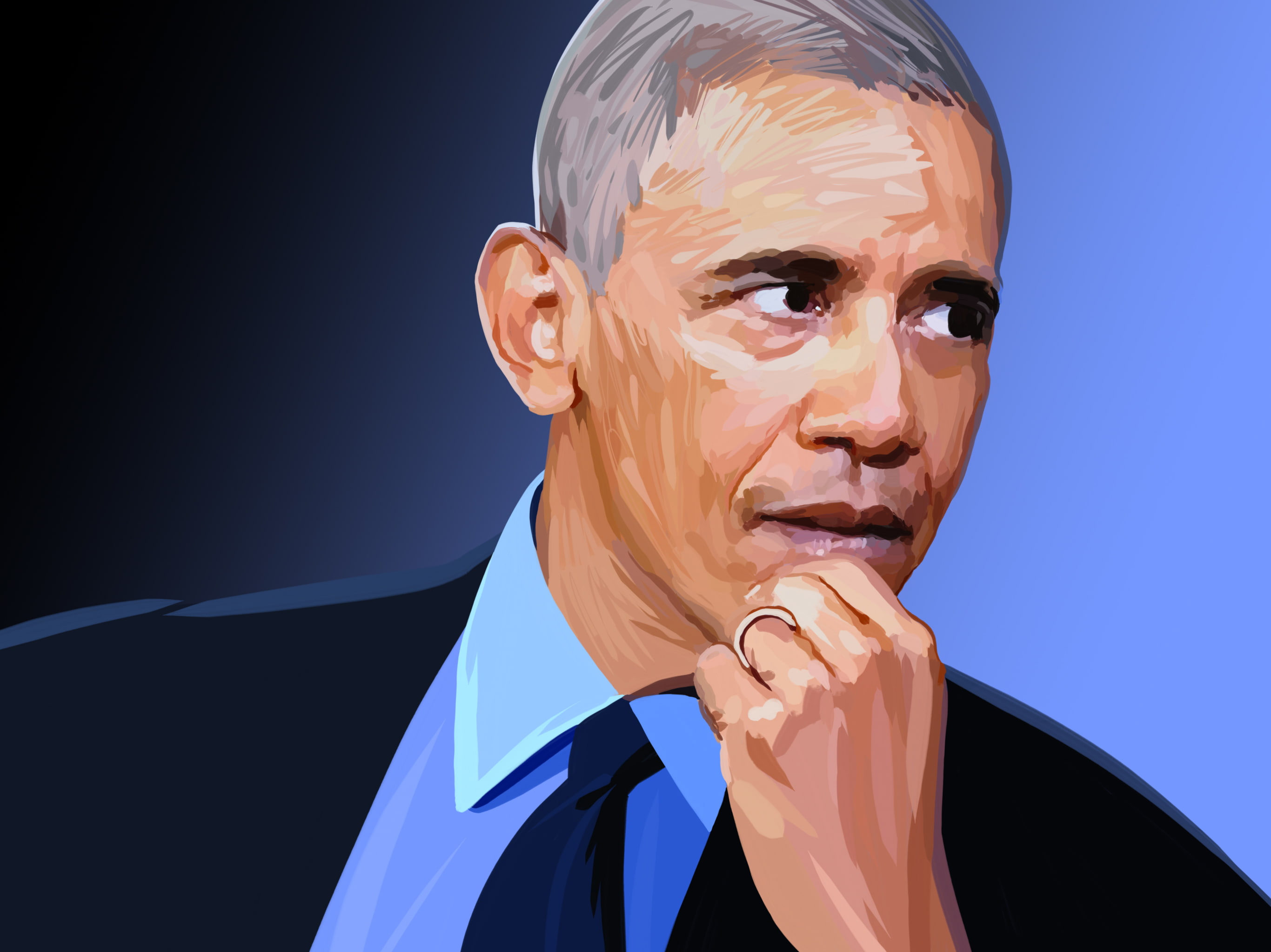 President, 2K, face, Barack Obama, HD Wallpaper