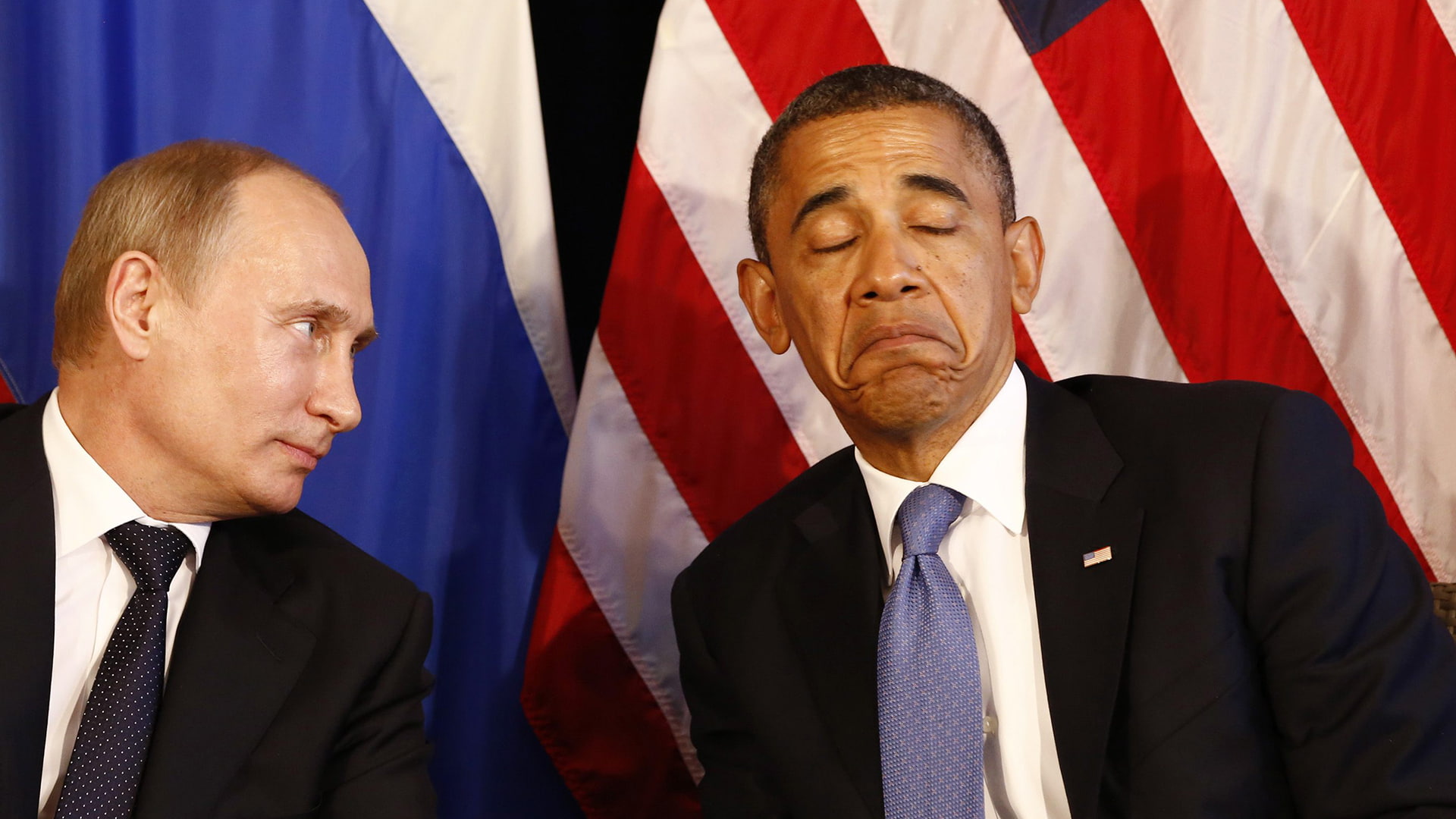 vladimir, men, barack, russia, russian, putin, obama, president, man, 1080P, HD Wallpaper