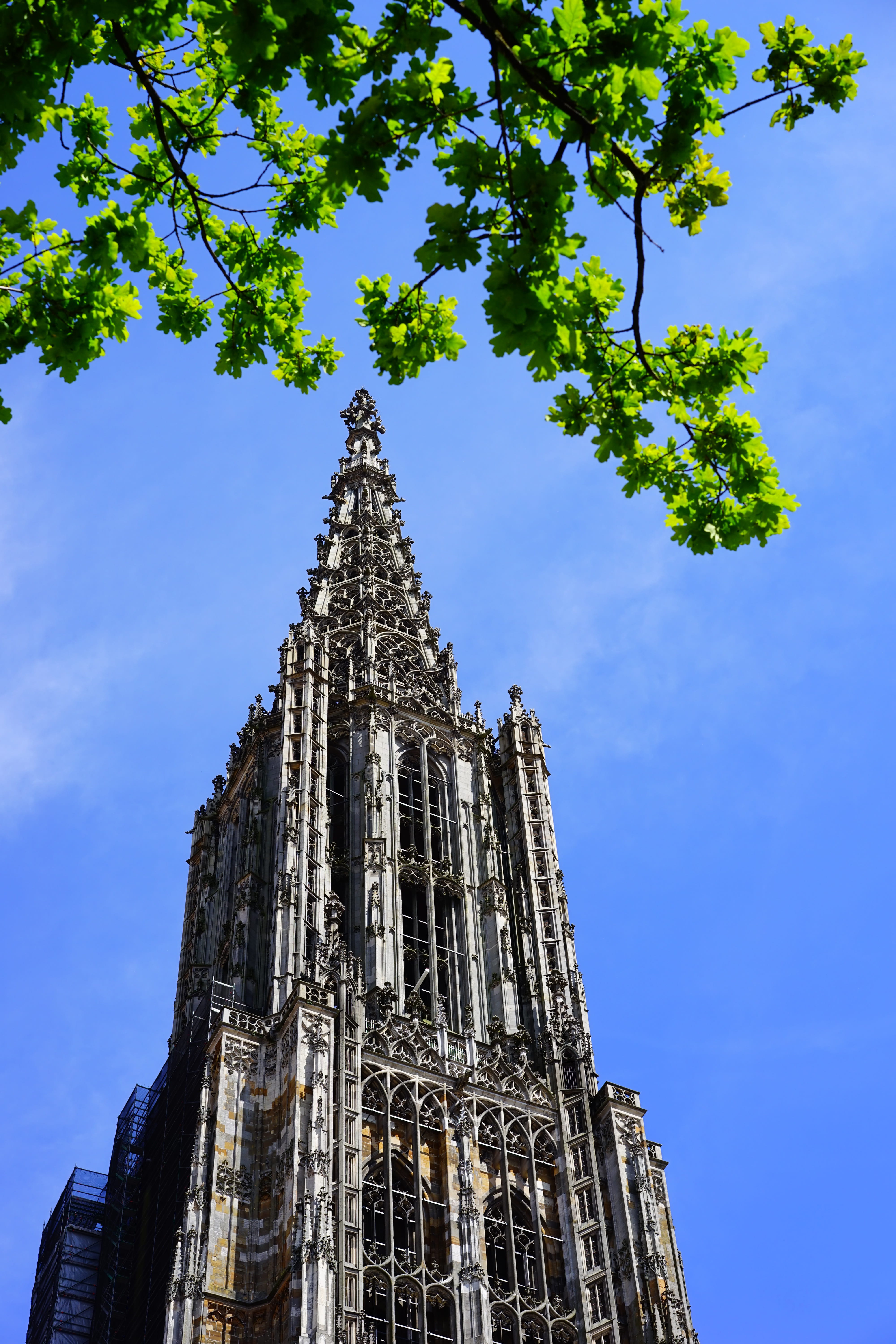 chapel, built structure, christianity, no people, landmark, late gothic, christian, steeple, old building, old, building exterior, facade, record height, Phone HD Wallpaper