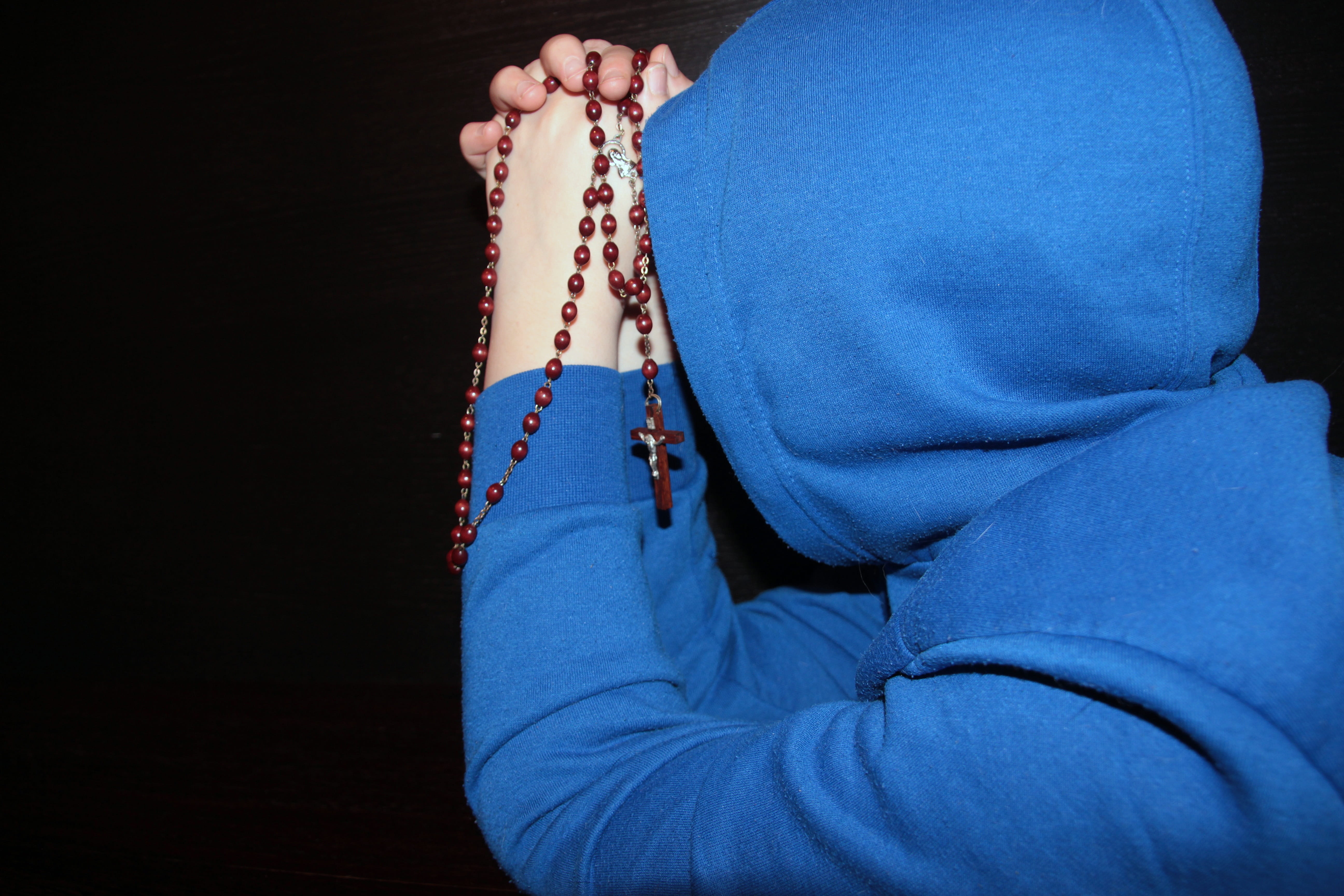 hood - clothing, human body part, clothing, containing, belief, hope, close-up, consolation, faith, christianity, textile, pullover, help, hoodie, prayer, HD Wallpaper