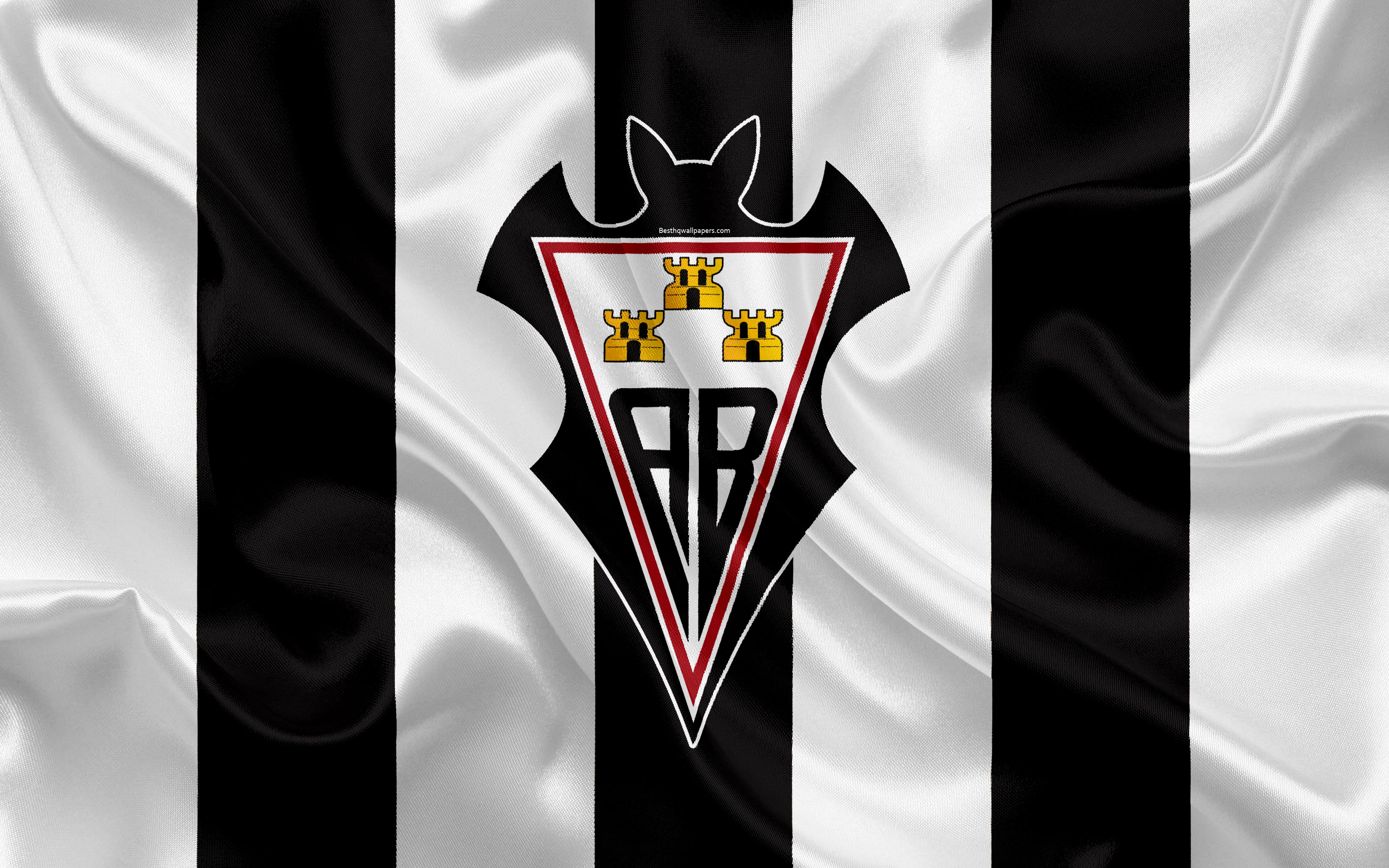 Albacete Balompié, Logo, Emblem, Soccer, 4K, HD Wallpaper