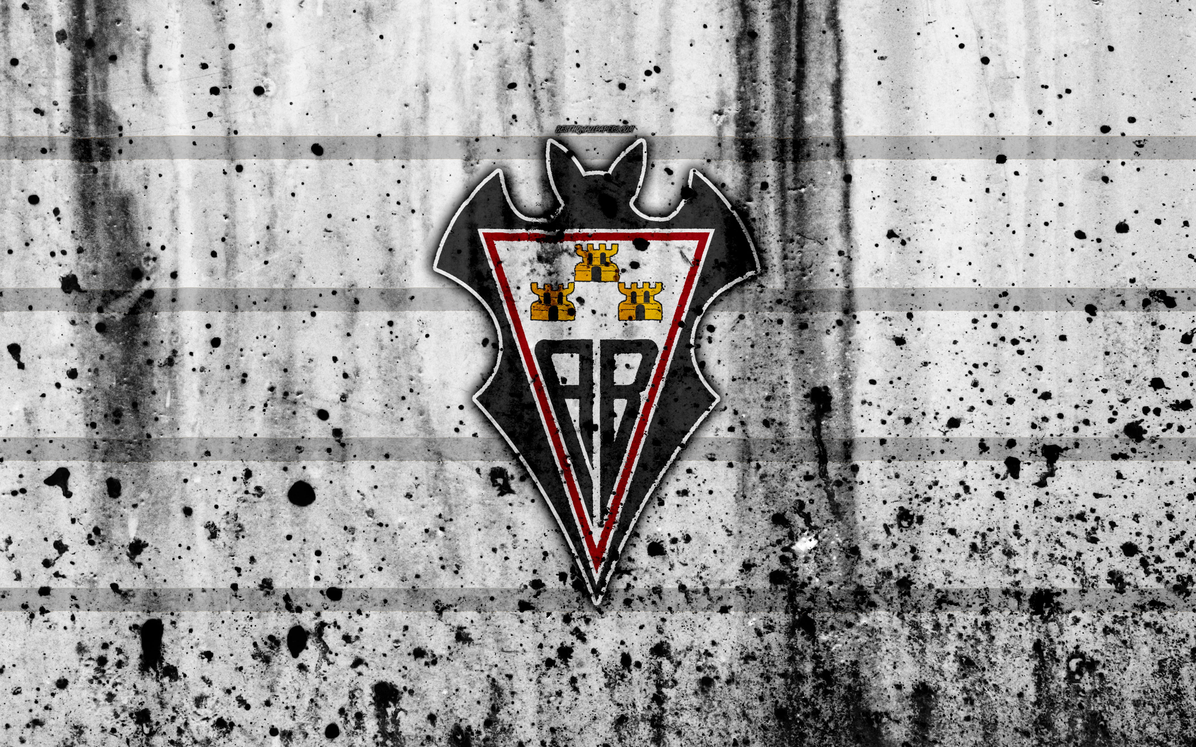 4K, Logo, Soccer, Emblem, Albacete Balompié, HD Wallpaper