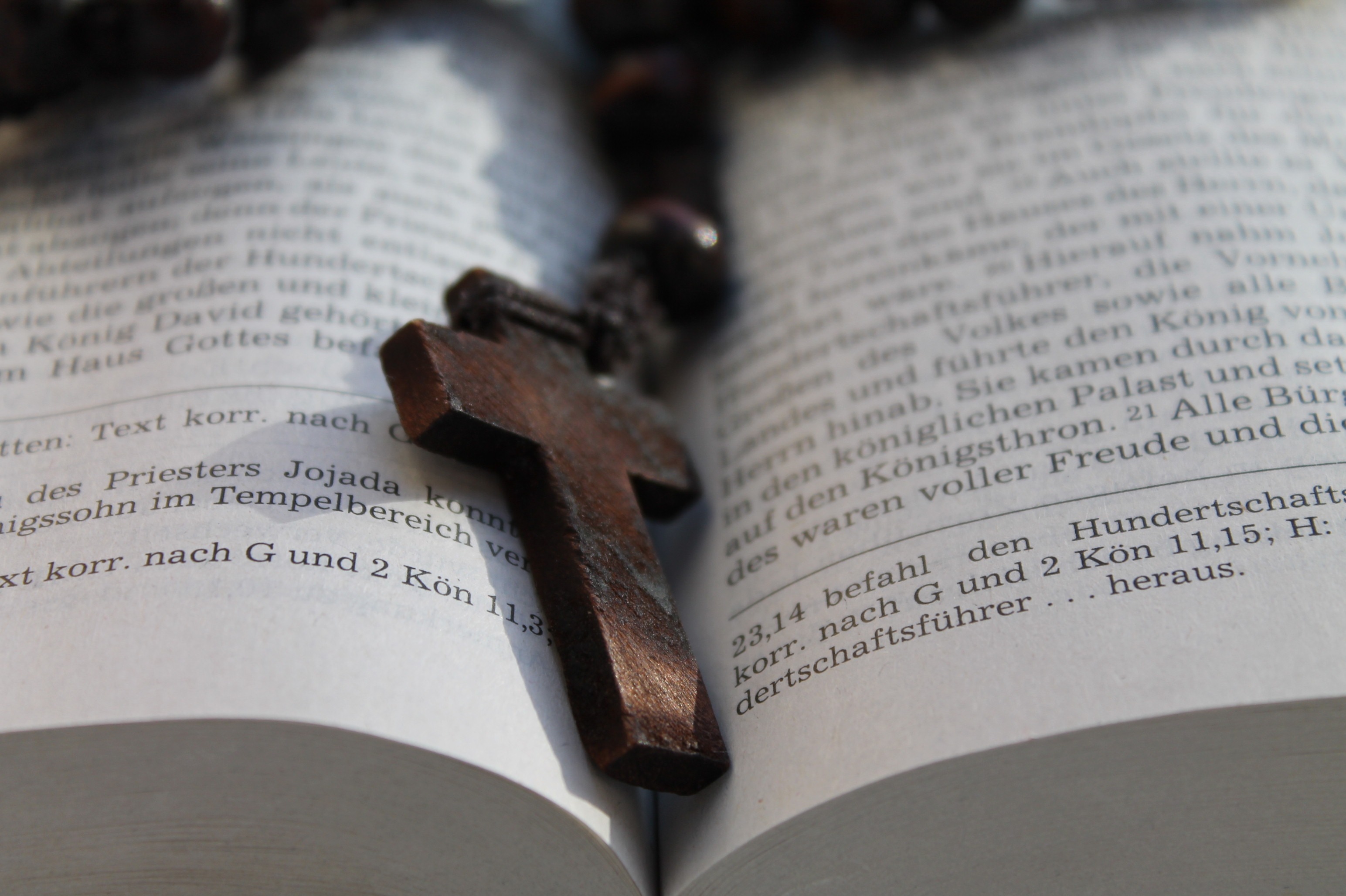 book, education, high angle view, wisdom, close-up, indoors, christian, cross, still life, 2K, hardcover book, christianity, faith, holy, communication, HD Wallpaper
