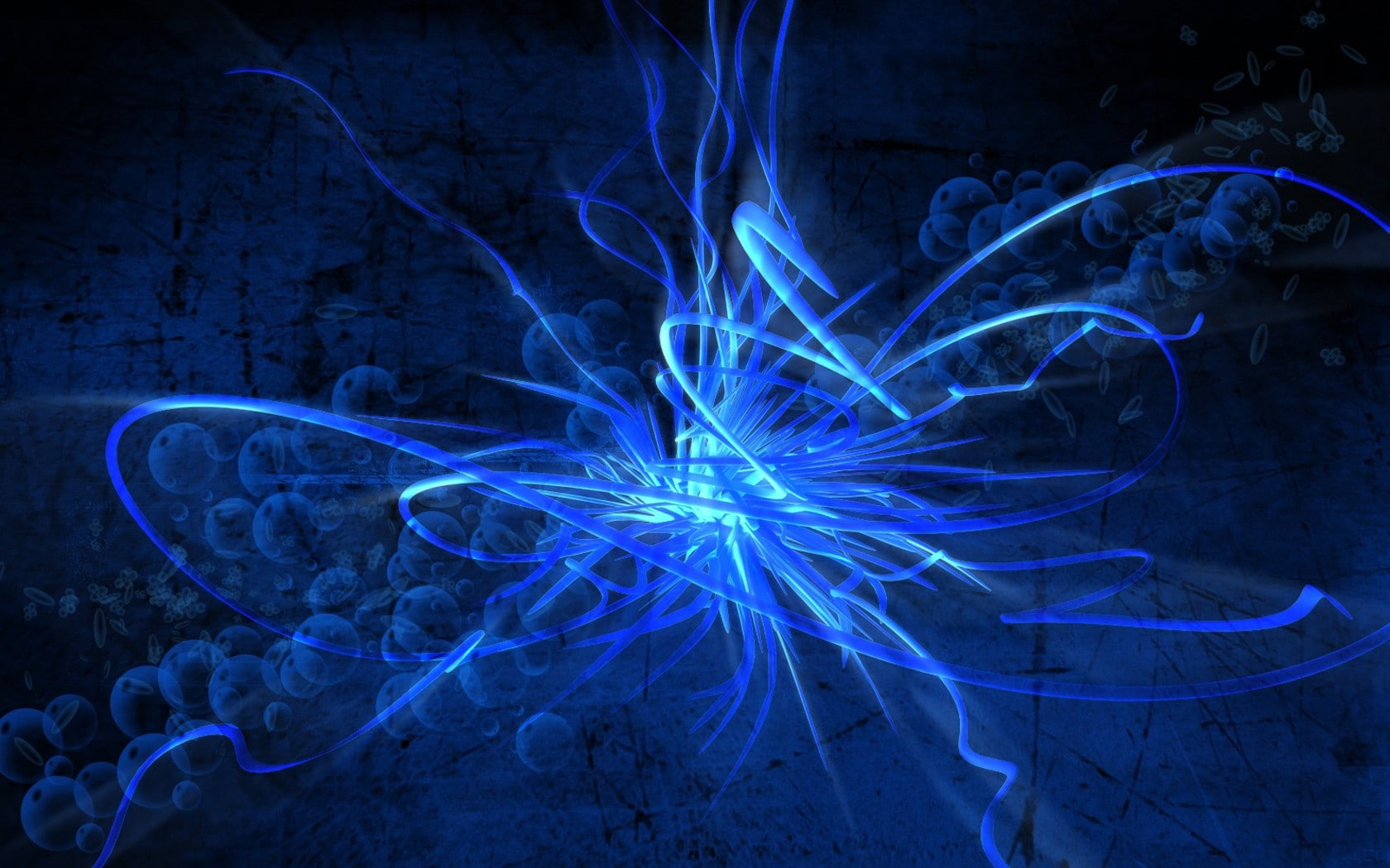 waves, digital, Abstract, x, 720P, moons, space, px, 1680x1050 px, art, hd, HD Wallpaper