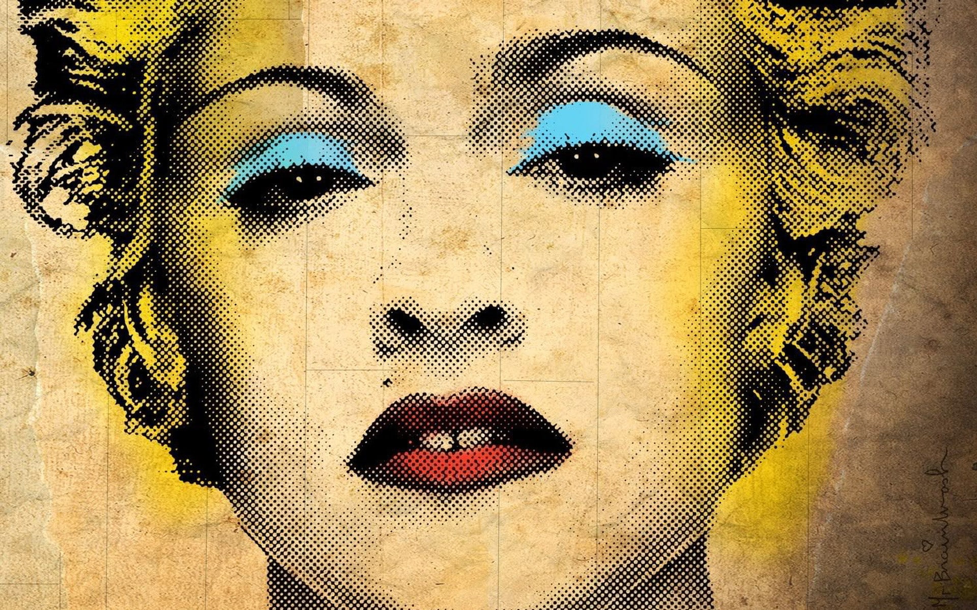 digital/artwork, hd, madonna, 1080P, HD Wallpaper