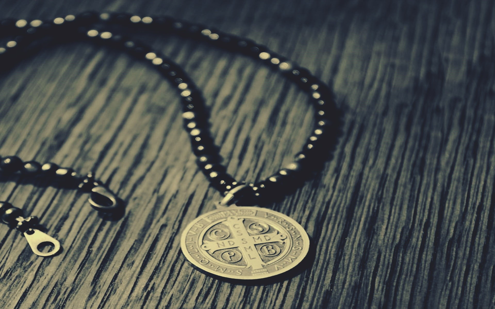 Medals, Christianity, 1080P, Saint Benedict of Nursia, cross, HD Wallpaper