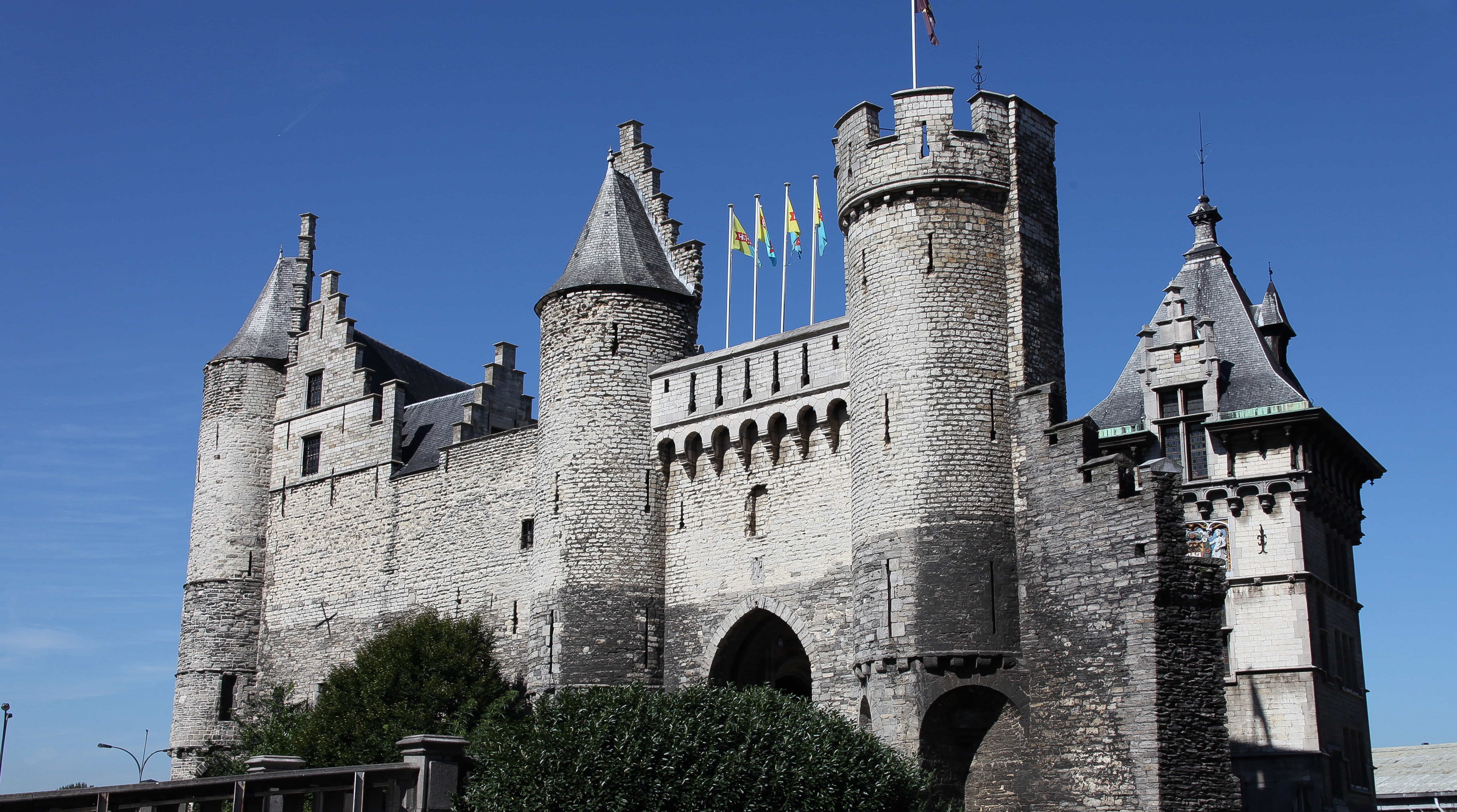 Castle, het, anvers, Fort, antwerpen, steen, Antwerp, belgique, Europe, Belgium, belgie, 5K, HD Wallpaper
