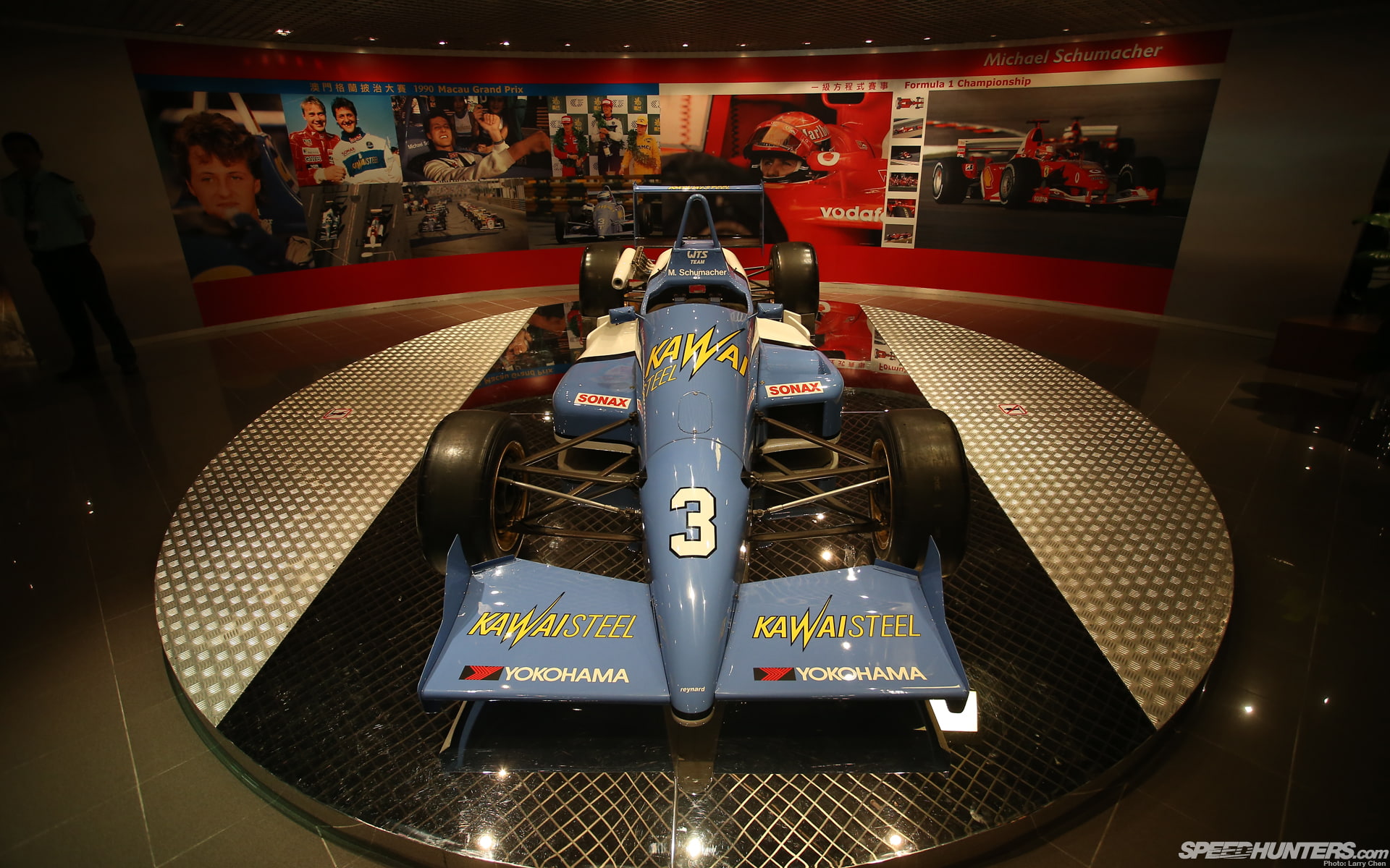 museum, 1080P, cars, car, race, hd, blue, sports, HD Wallpaper