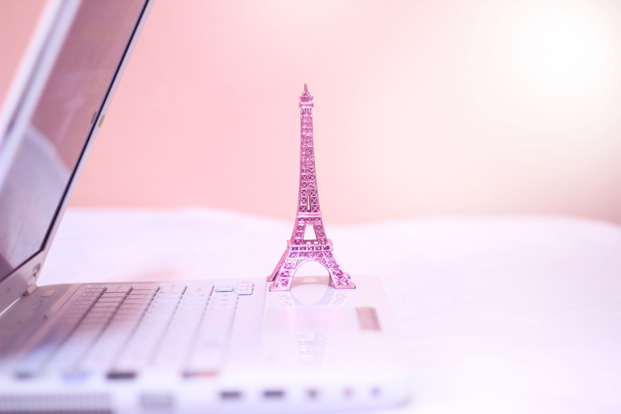 studio shot, copy space, close-up, cold temperature, personal accessory, tall - high, La tour Eiffel, indoors, nature, day, Eiffel tower, travel, pink, HD Wallpaper