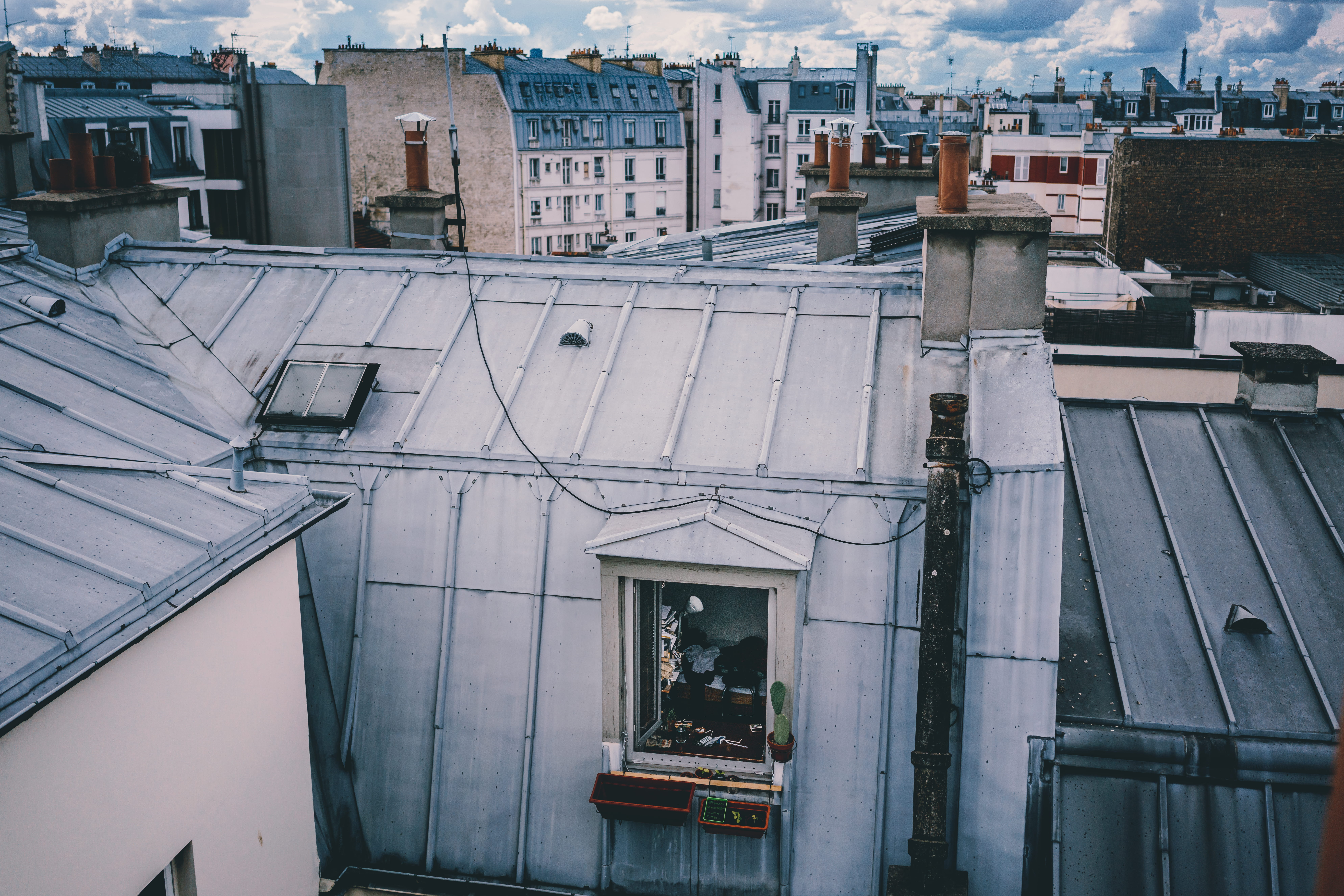 architecture, mode of transportation, city, cityscape, high angle view, building, residential district, old, no people, nature, paris, day, technology, HD Wallpaper