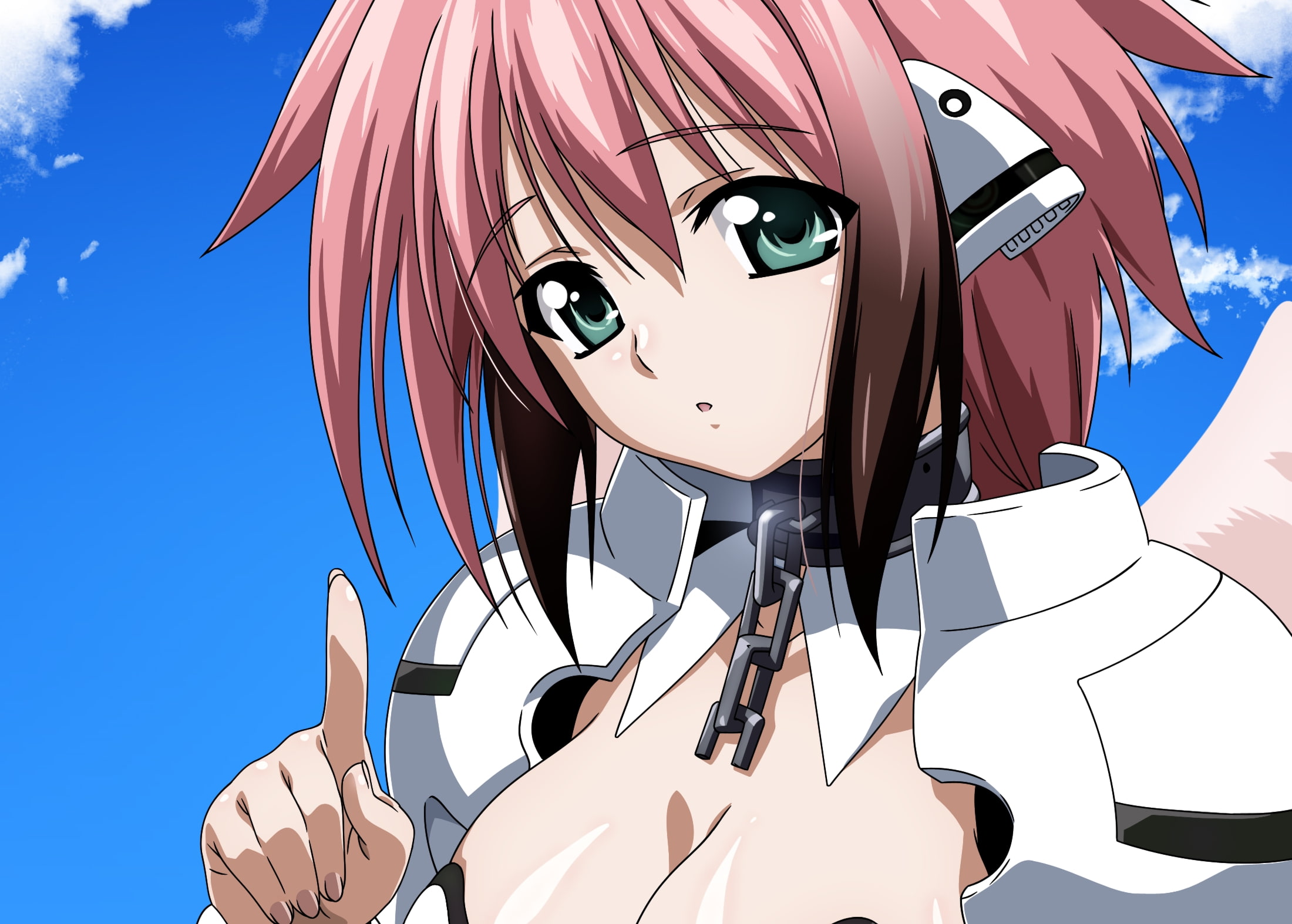 ikaros, sora, 1080P, otoshimono, HD Wallpaper