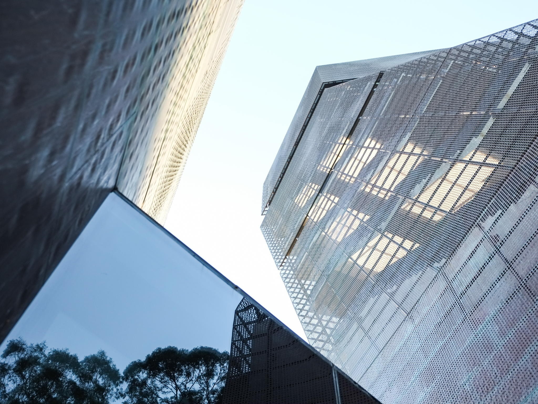 photography, mirror, architecture, building, 1080P, HD Wallpaper