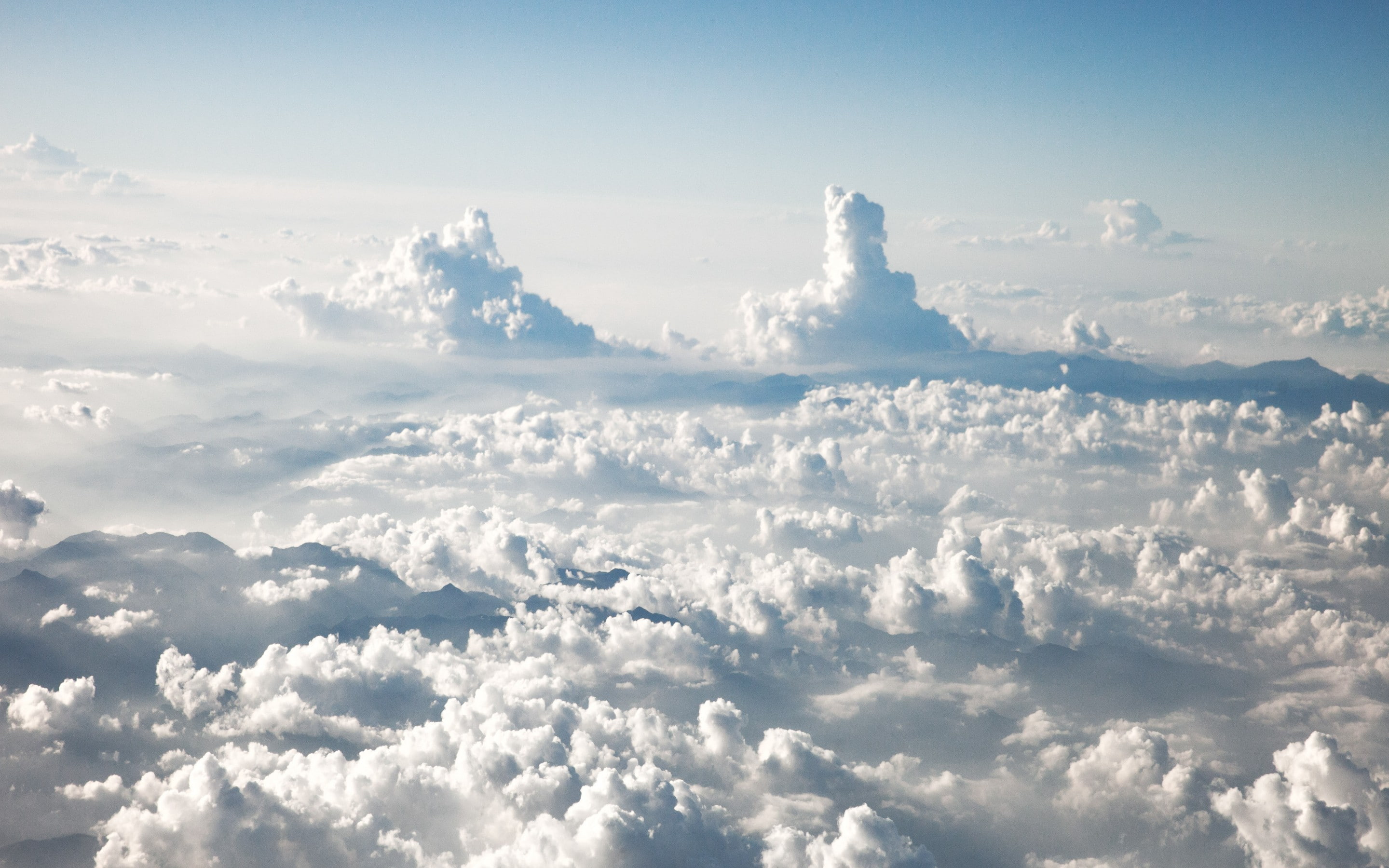 2K, heaven, sky, clouds, HD Wallpaper