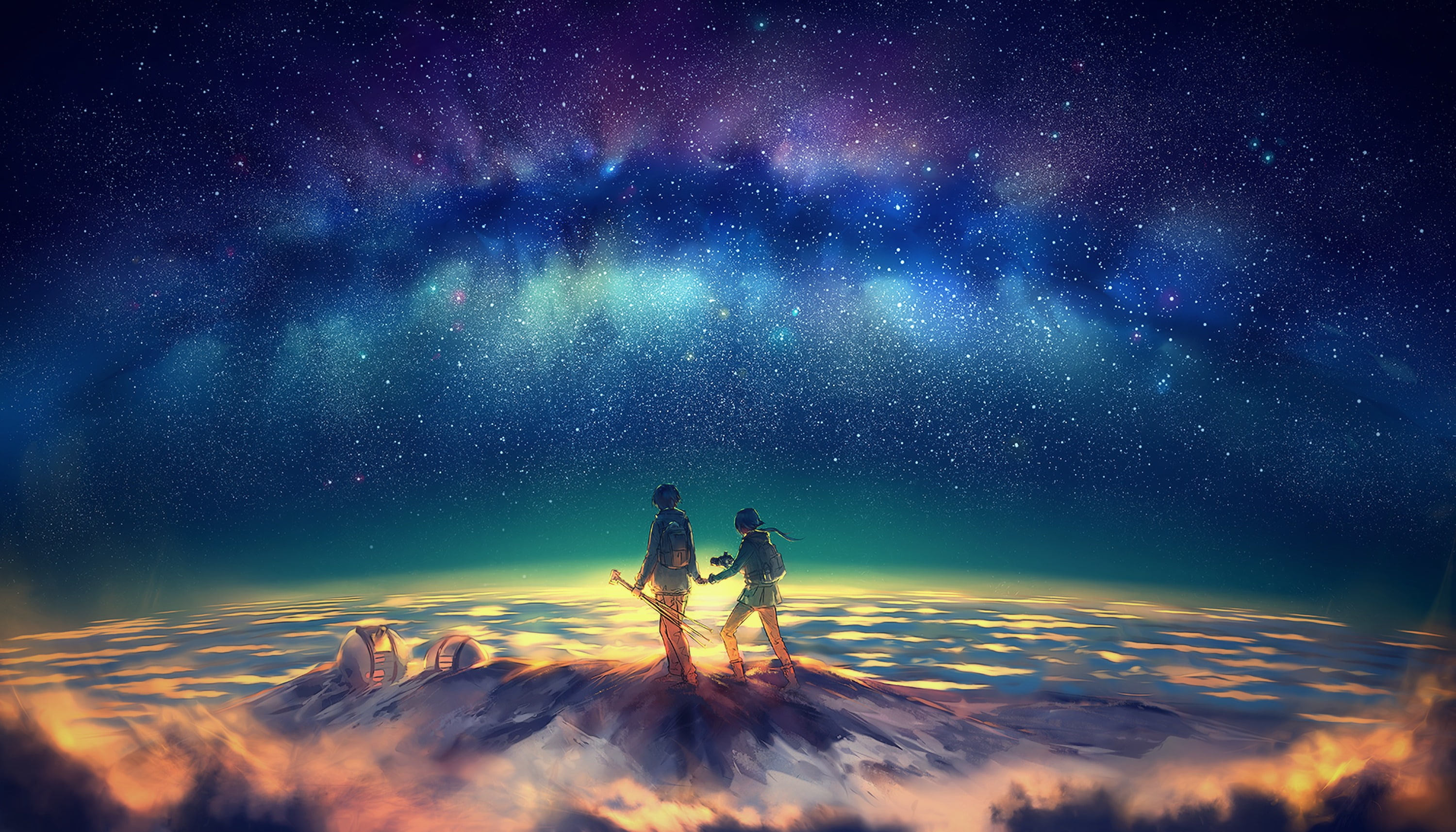 heavens, beneath, 2K, HD Wallpaper