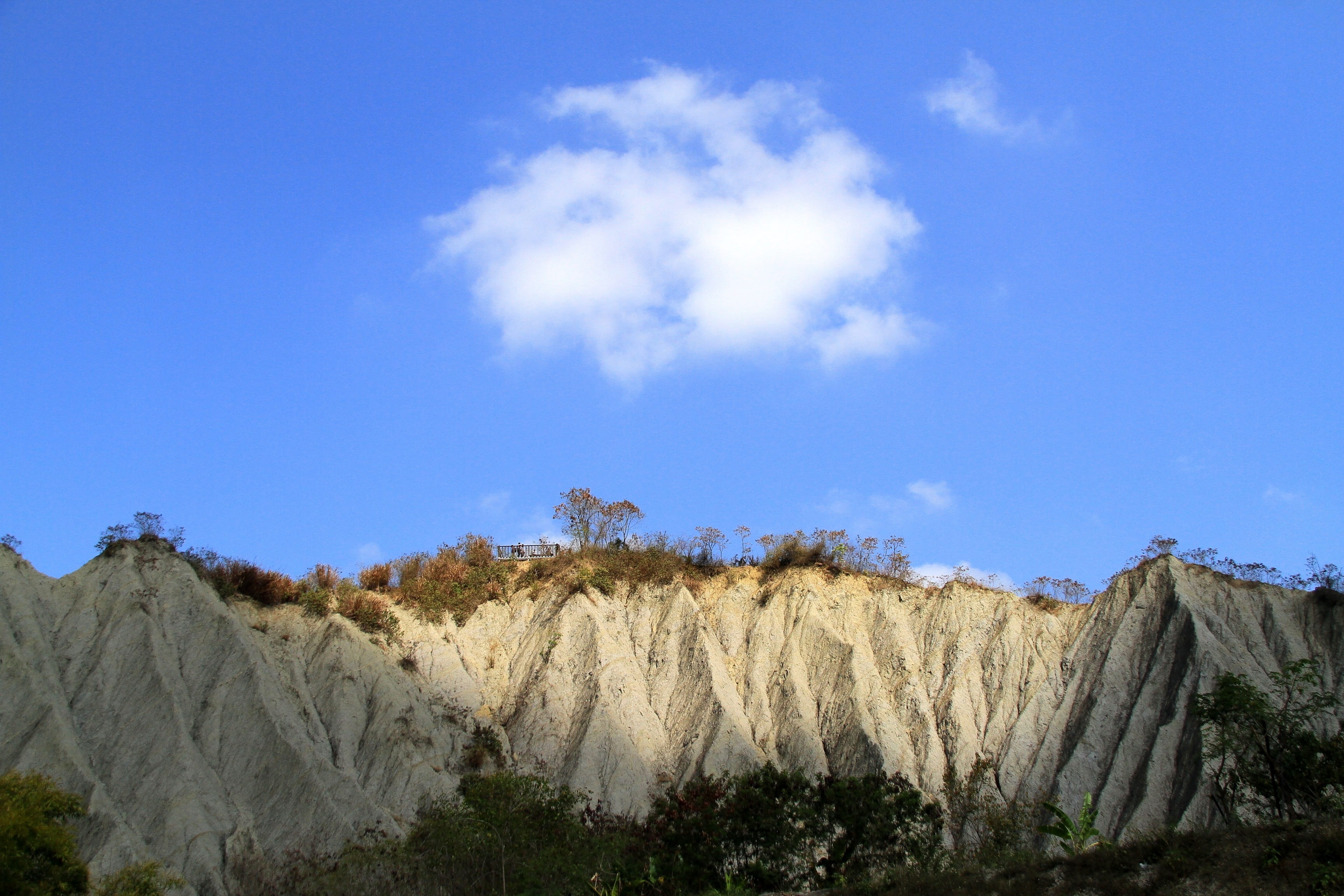 agriculture, tranquil scene, mudstone, no people, Evil, Mud Volcano, quality, Bare, day, rural scene, field, outdoors, light and shadow, 2K, cloud - sky, HD Wallpaper