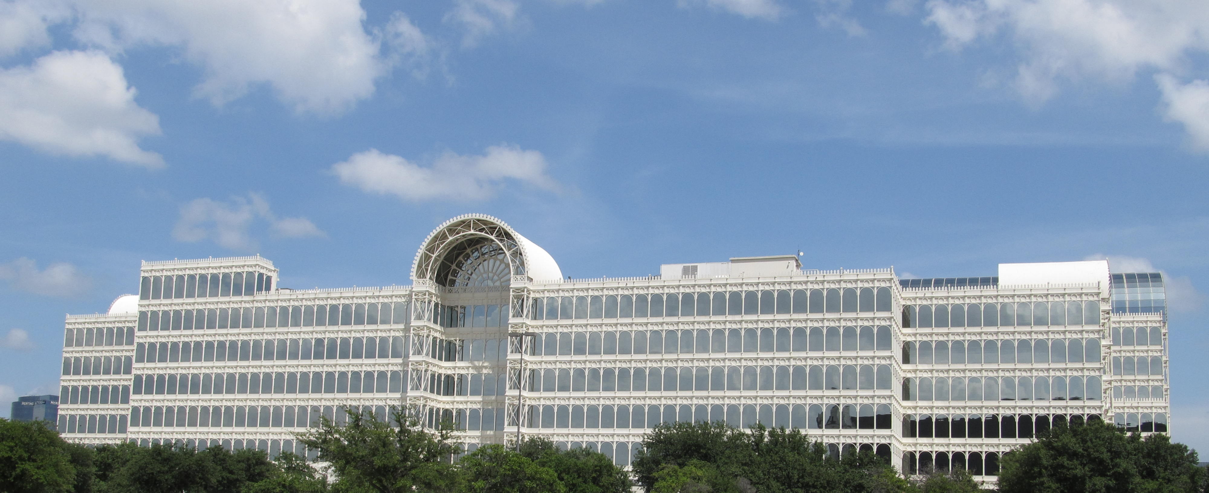 tourism, tree, nature, office building exterior, no people, texas, downtown, building feature, crystal palace, architecture, plant, travel, outdoors, tech, HD Wallpaper