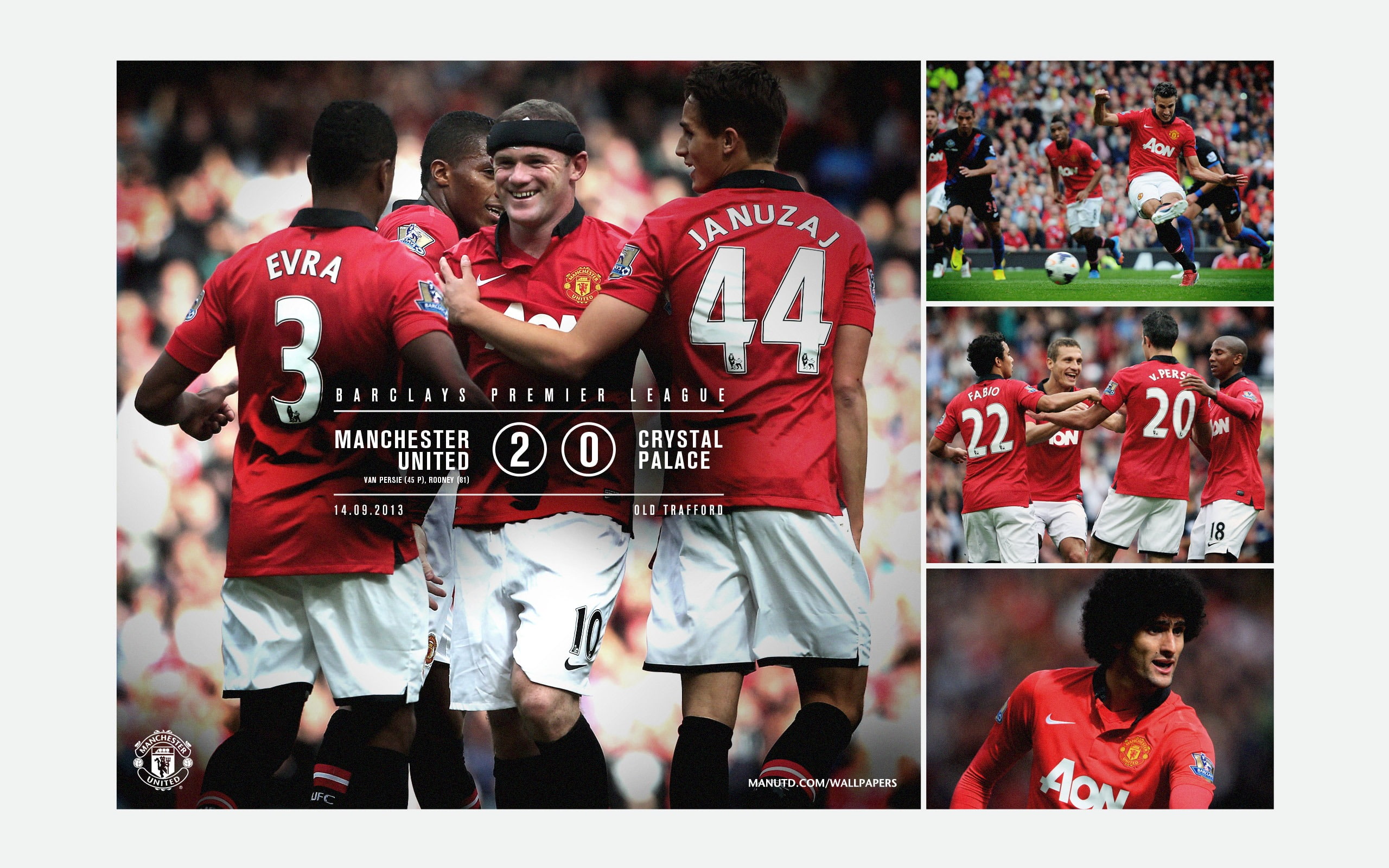 collage, 2K, portrait, manchester, hd, red, season, adult, crystal, people, vs, standing, spectator, group of people, sport, soccer, wall, palace, HD Wallpaper