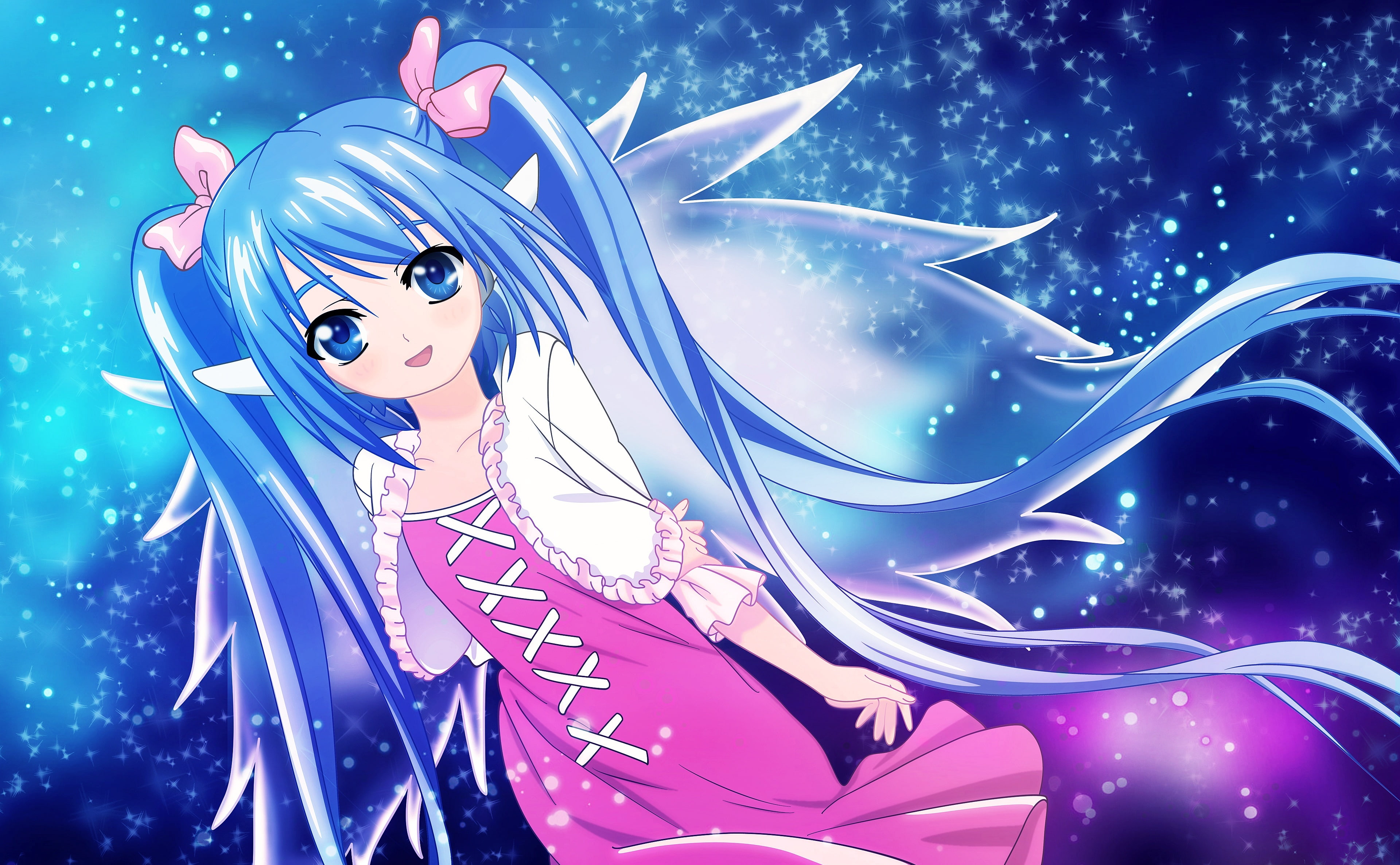 lost, nature, night, heaven, close-up, star - space, sky, character, art and craft, space, haired, one person, shiny, arts culture and entertainment, female, HD Wallpaper