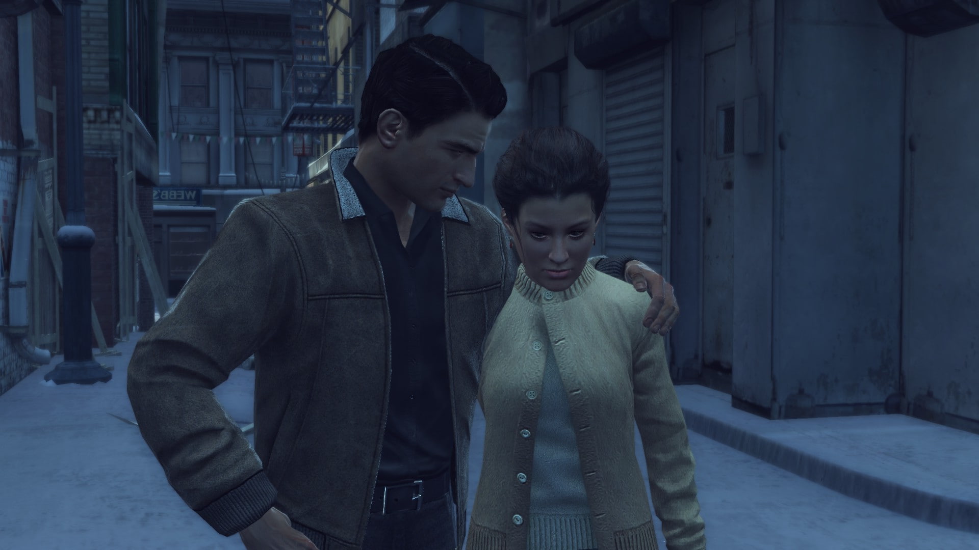 two people, standing, outdoors, couple - relationship, clothing, warm clothing, leisure activity, lifestyles, Gangsters, love, togetherness, video games, HD Wallpaper