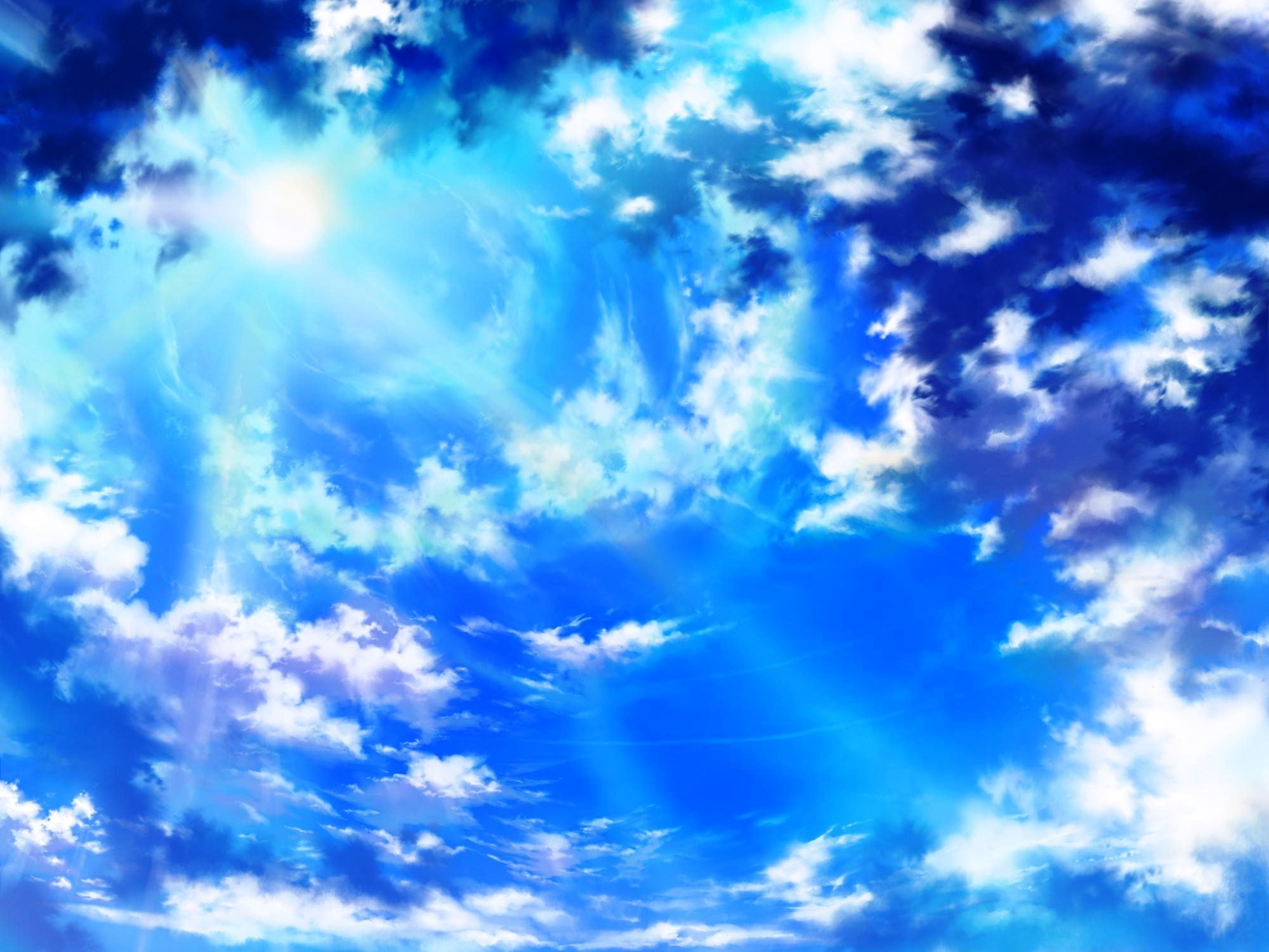 scenics - nature, sun, color Image, bright, overcast, clear Sky, atmosphere, tranquil Scene, scenics, tranquility, abstract, clouds, light - Natural Phenomenon, HD Wallpaper